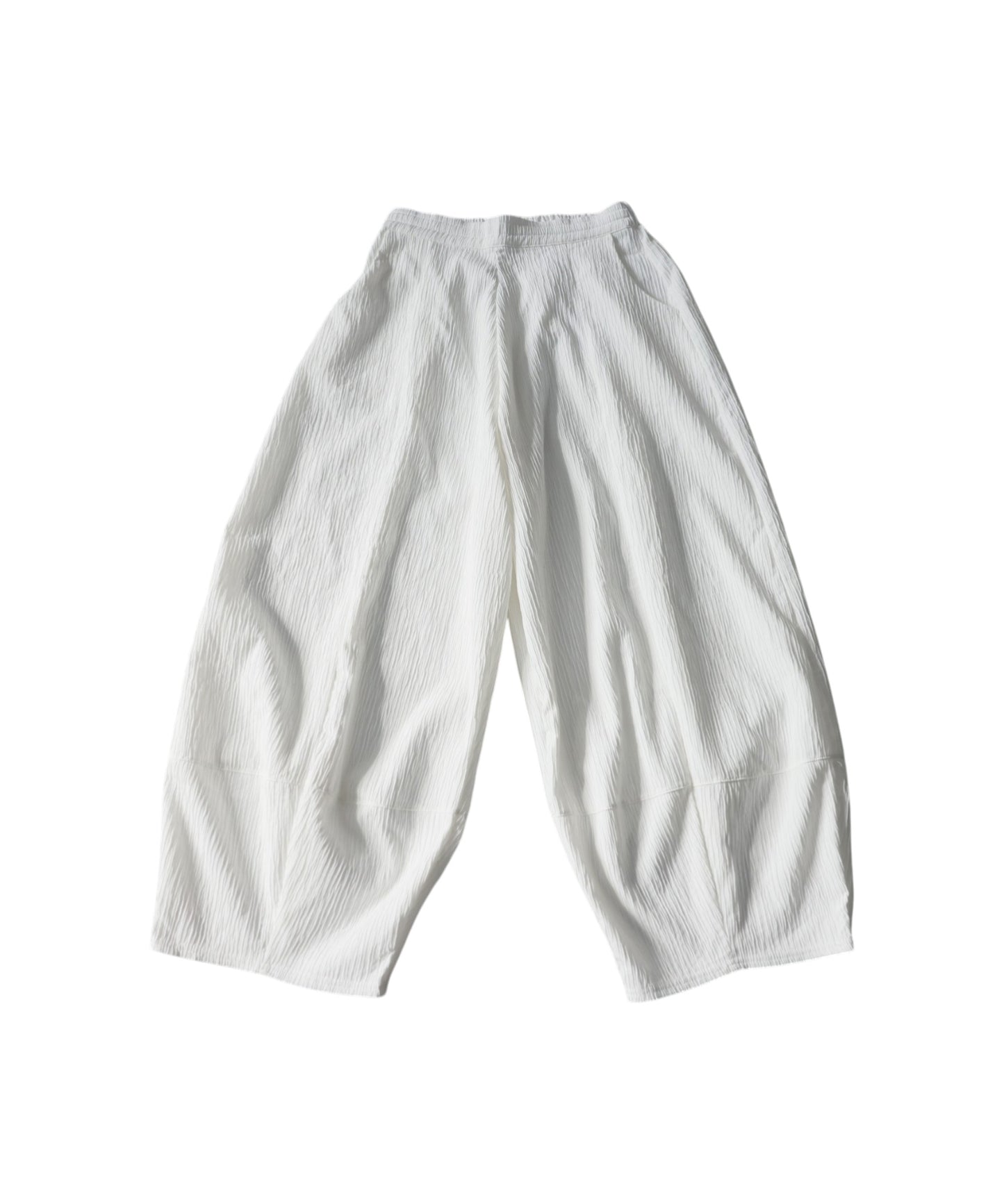 Pleated Curved Pants Ladies