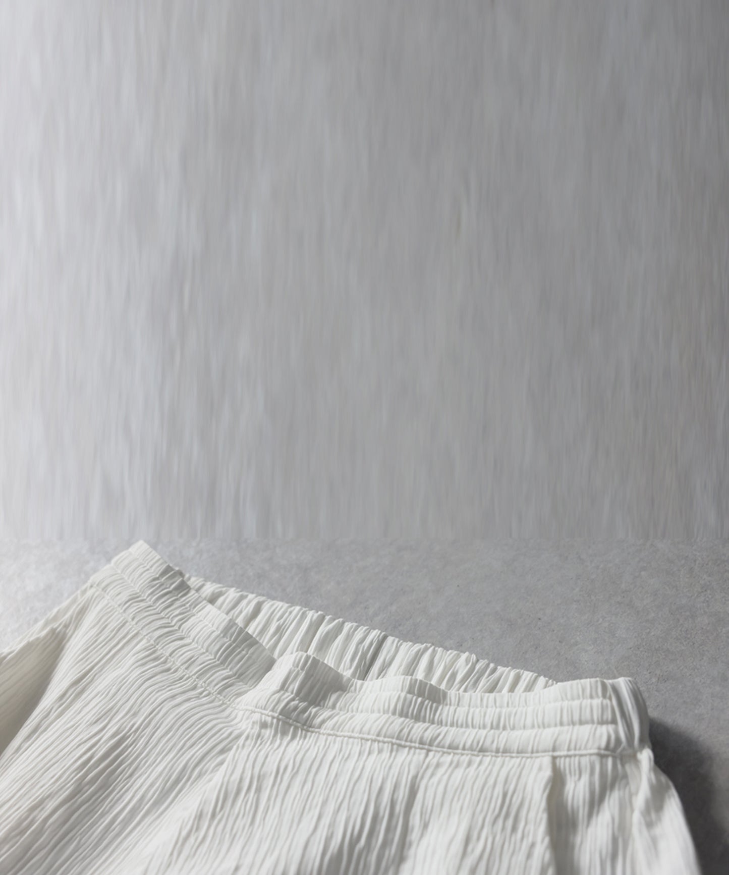 Pleated Curved Pants Ladies