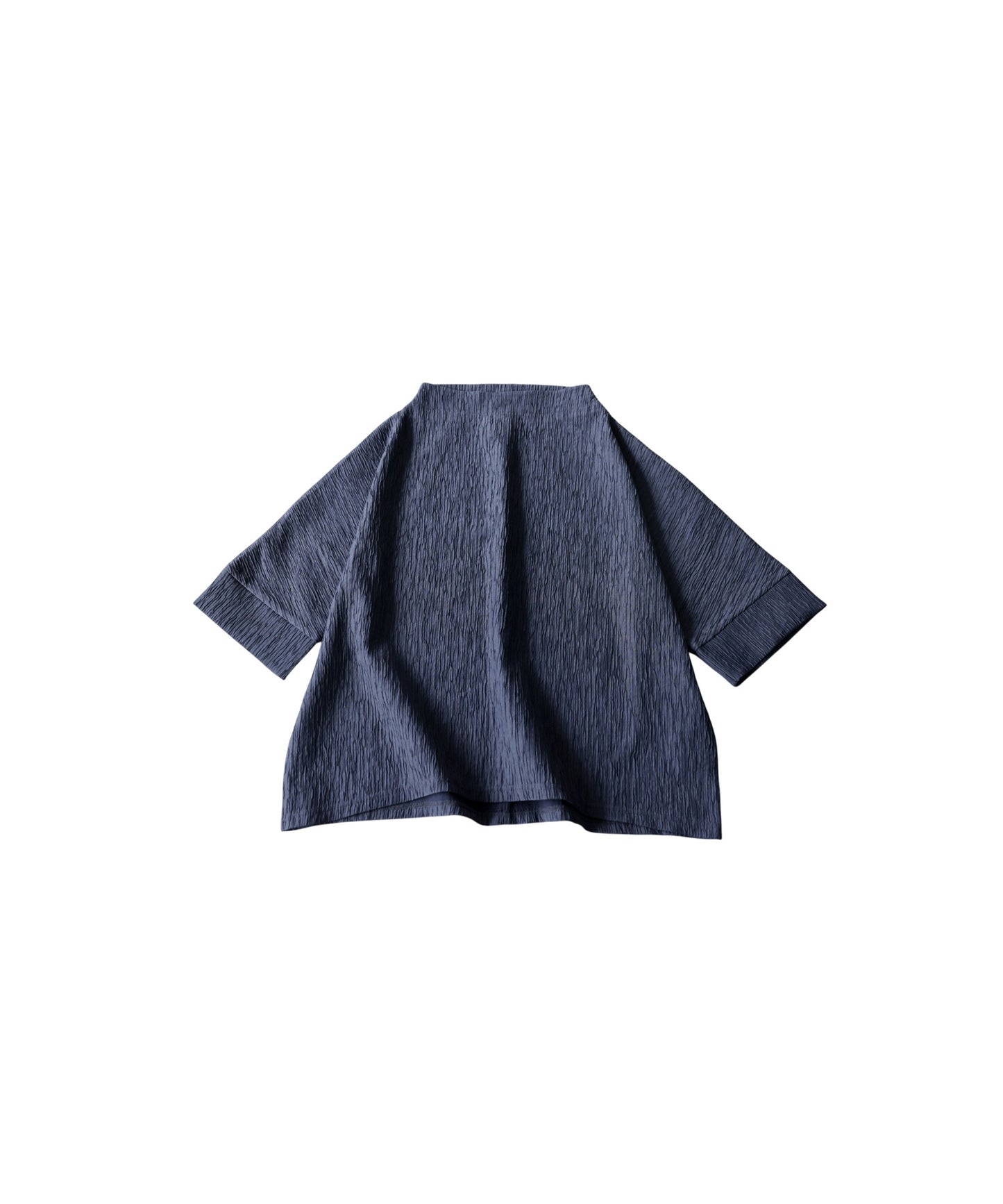 Mock Neck Crepe Knit Top Ladies