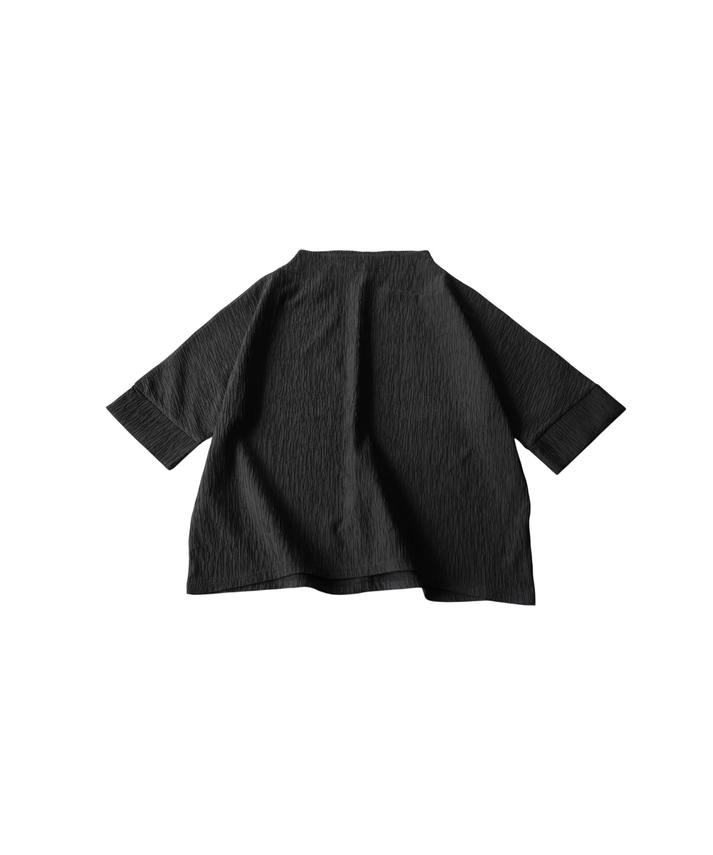 Mock Neck Crepe Knit Top Ladies