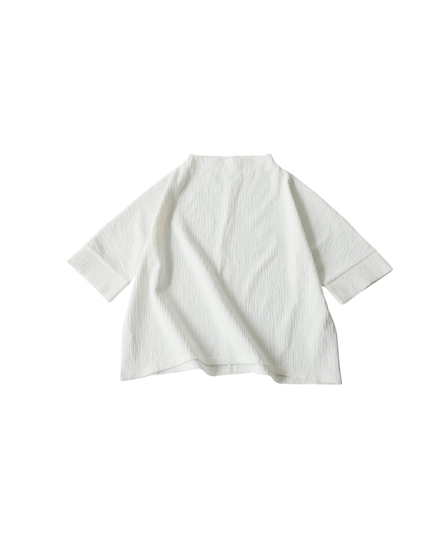 Mock Neck Crepe Knit Top Ladies