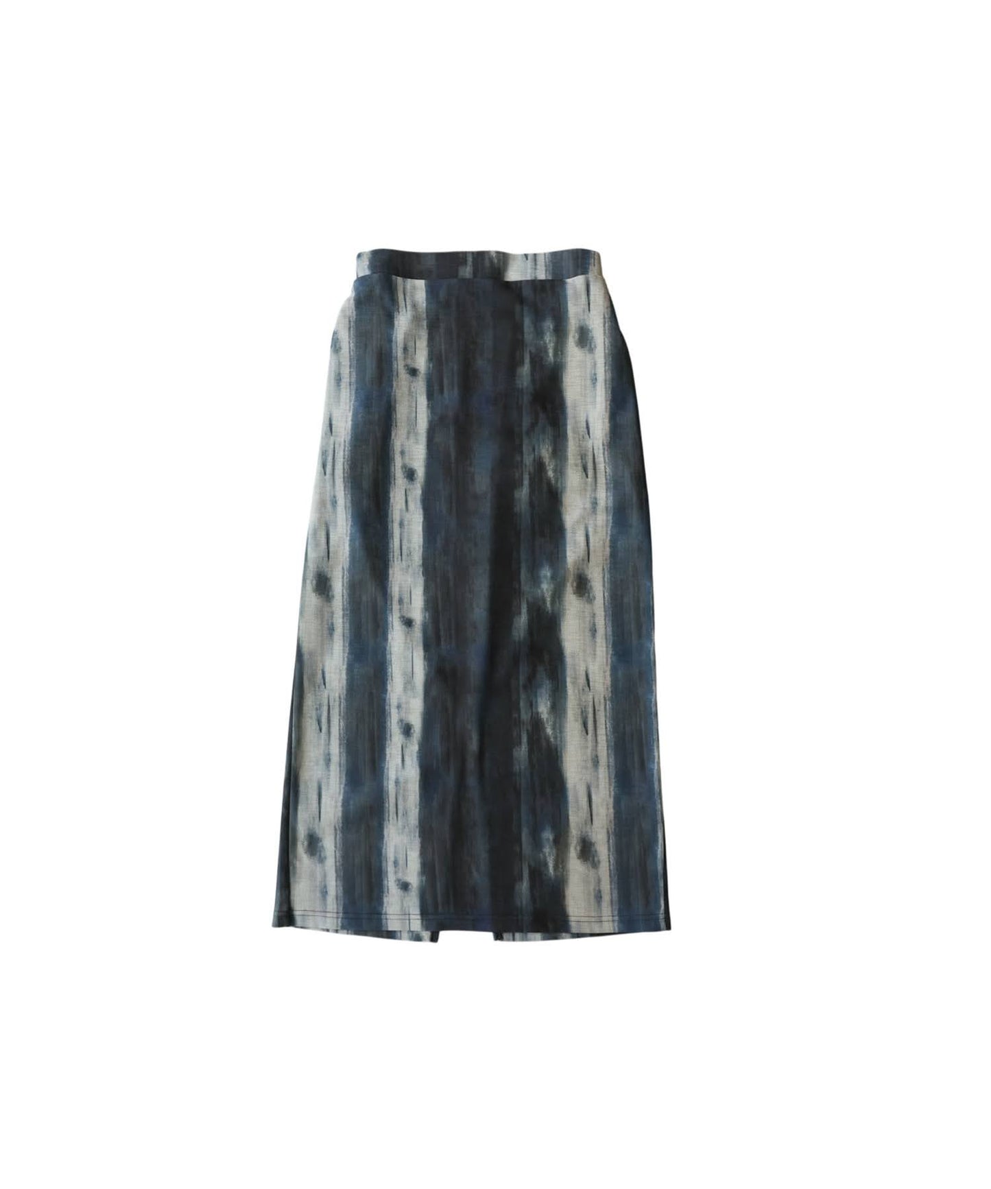 Watercolor Print Long Skirt Ladies