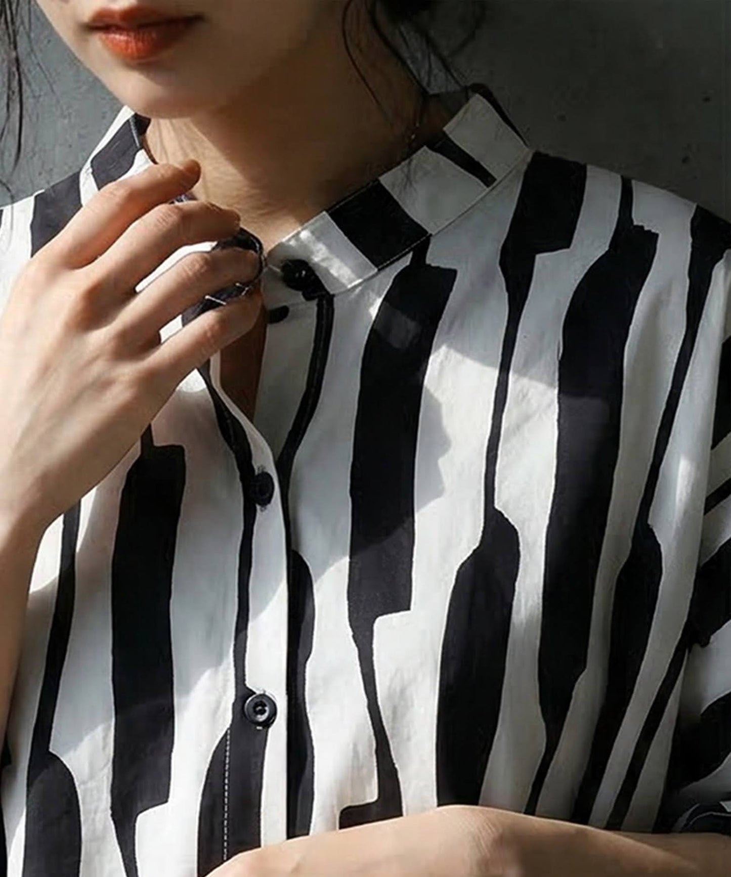 100% Cotton Striped Shirt Ladies