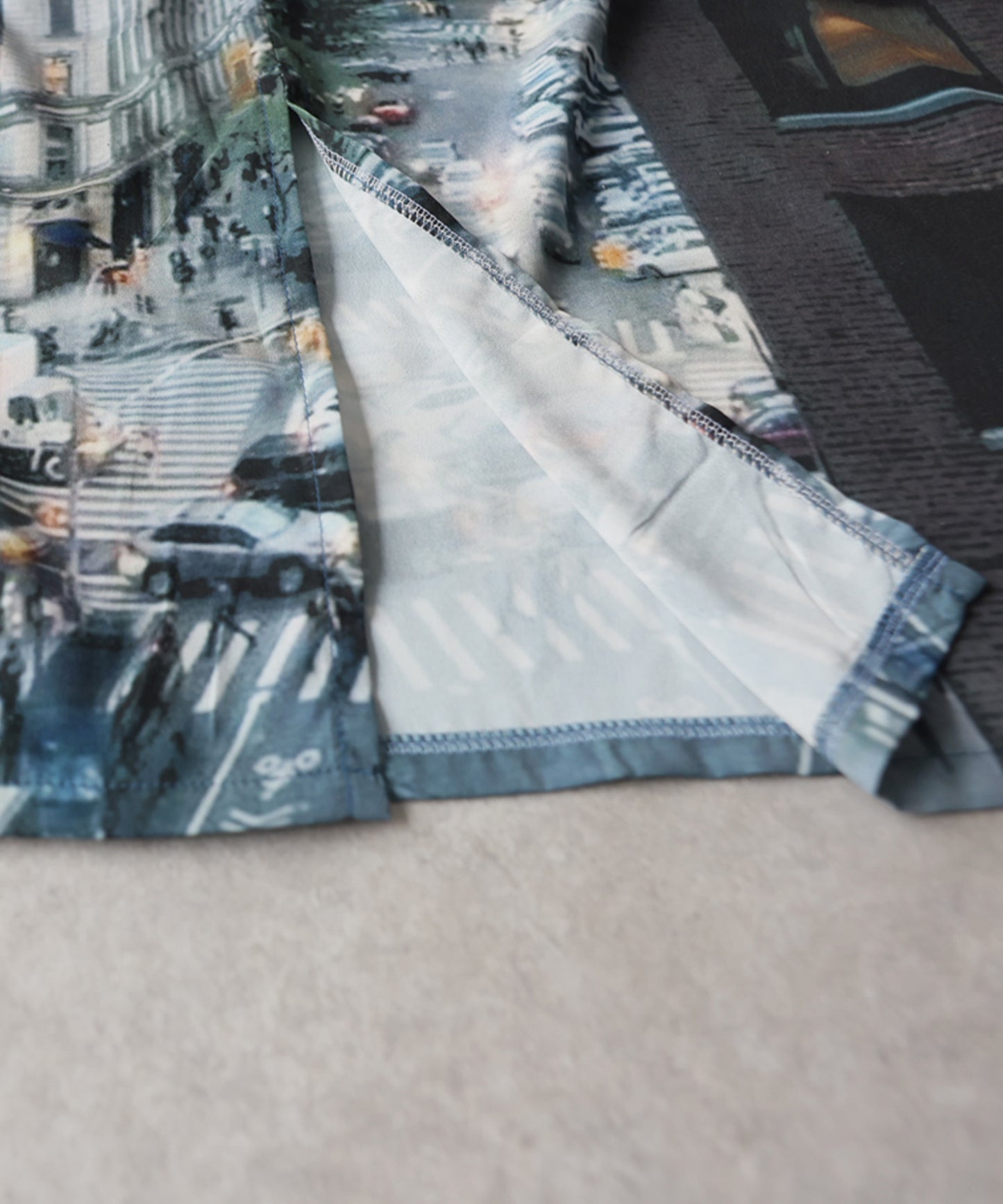 Photo Print Long Skirt Ladies