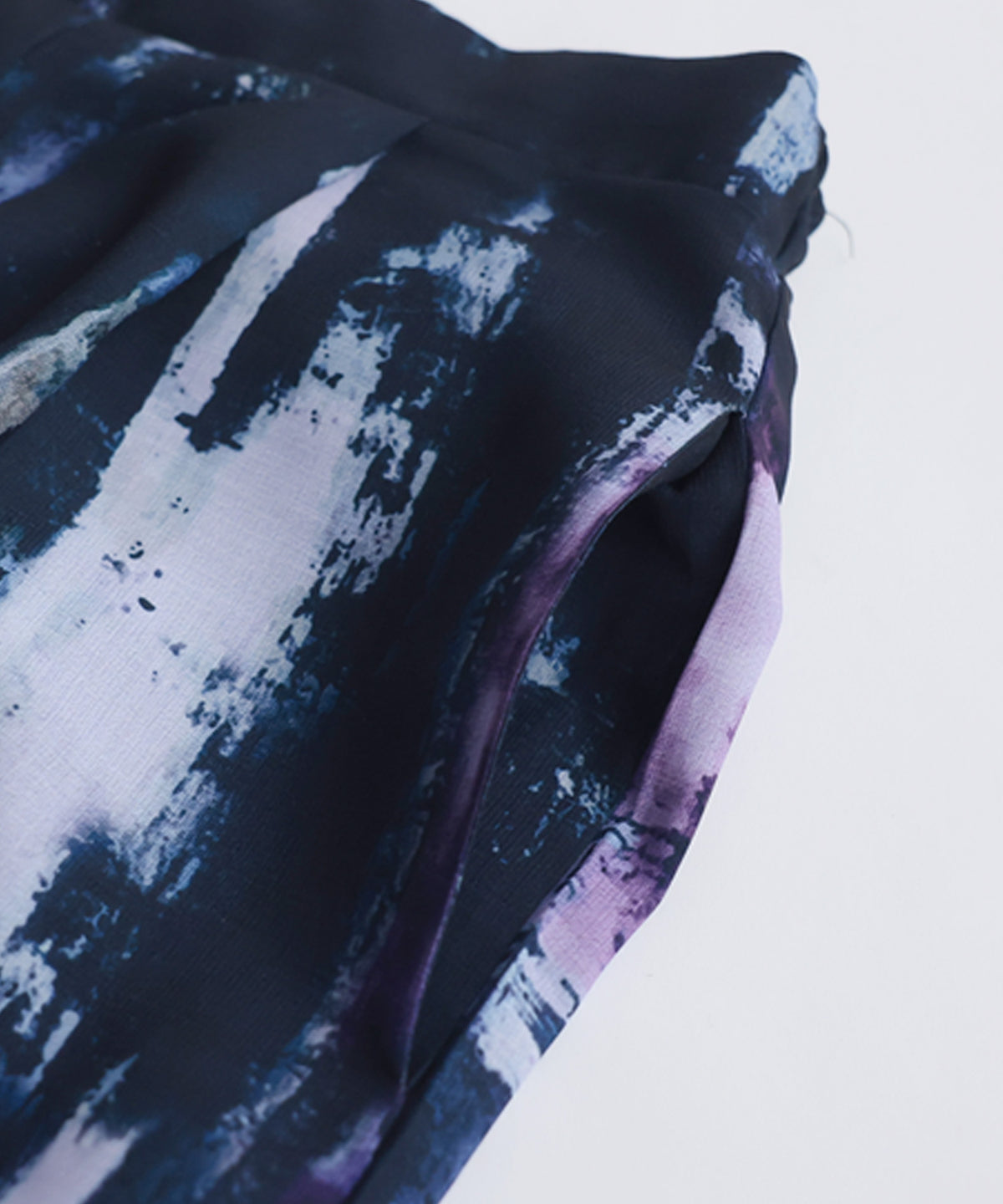 Art Print Wide Pants Ladies
