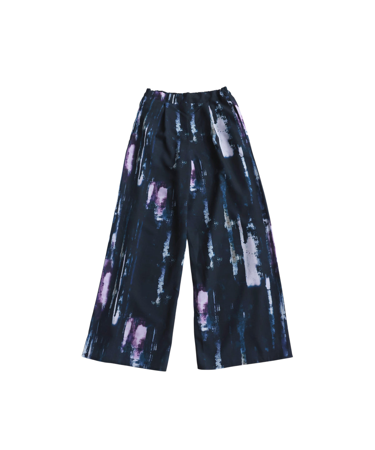 Art Print Wide Pants Ladies