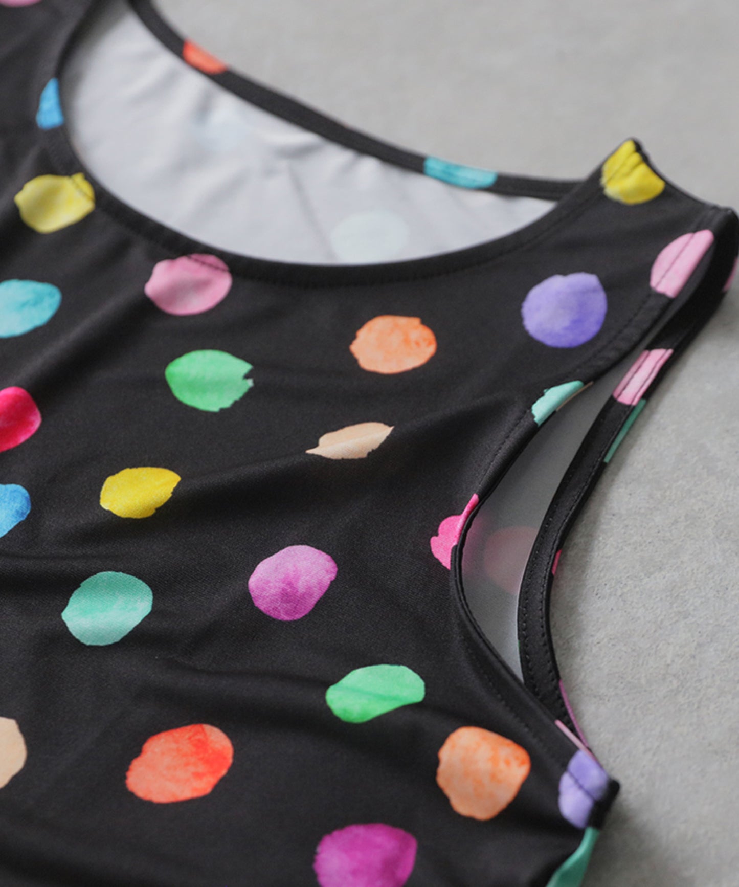 Colorful Polka Dot Tank Top Ladies