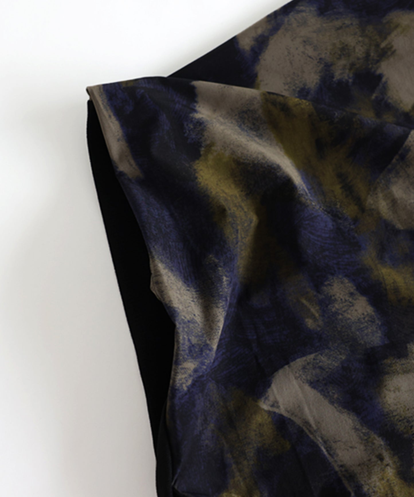 Art Print Color-Block Cocoon Dress Ladies