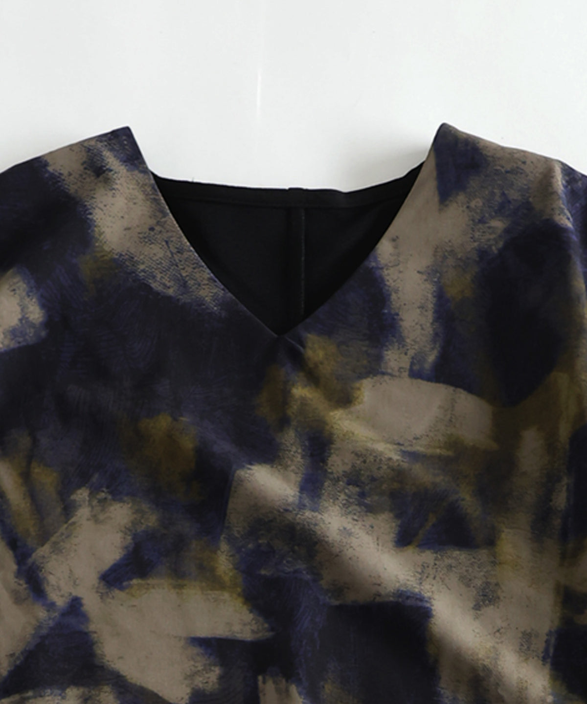 Art Print Color-Block Cocoon Dress Ladies