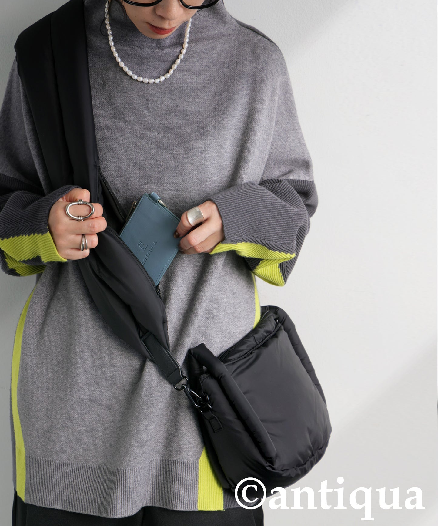 Padded Shoulder Bag Ladies