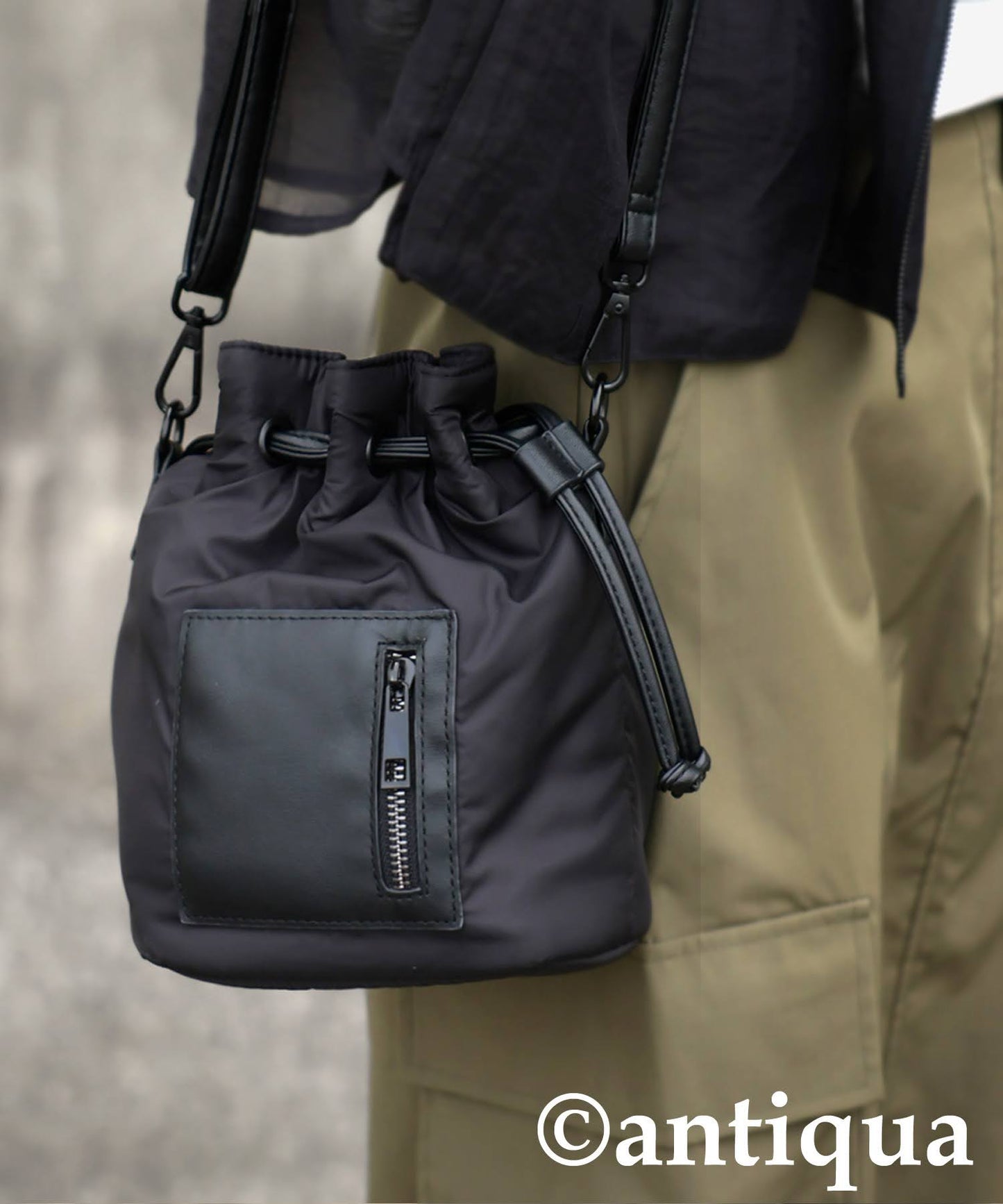 Ladies Drawstring Shoulder Bag