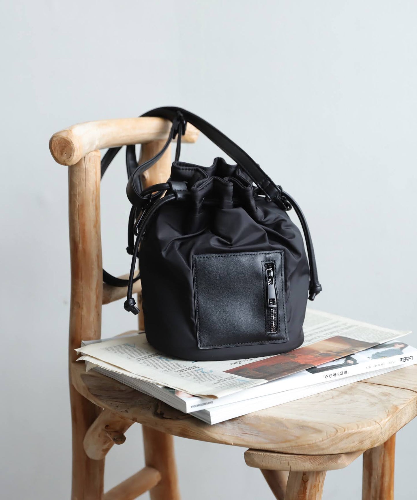 Ladies Drawstring Shoulder Bag