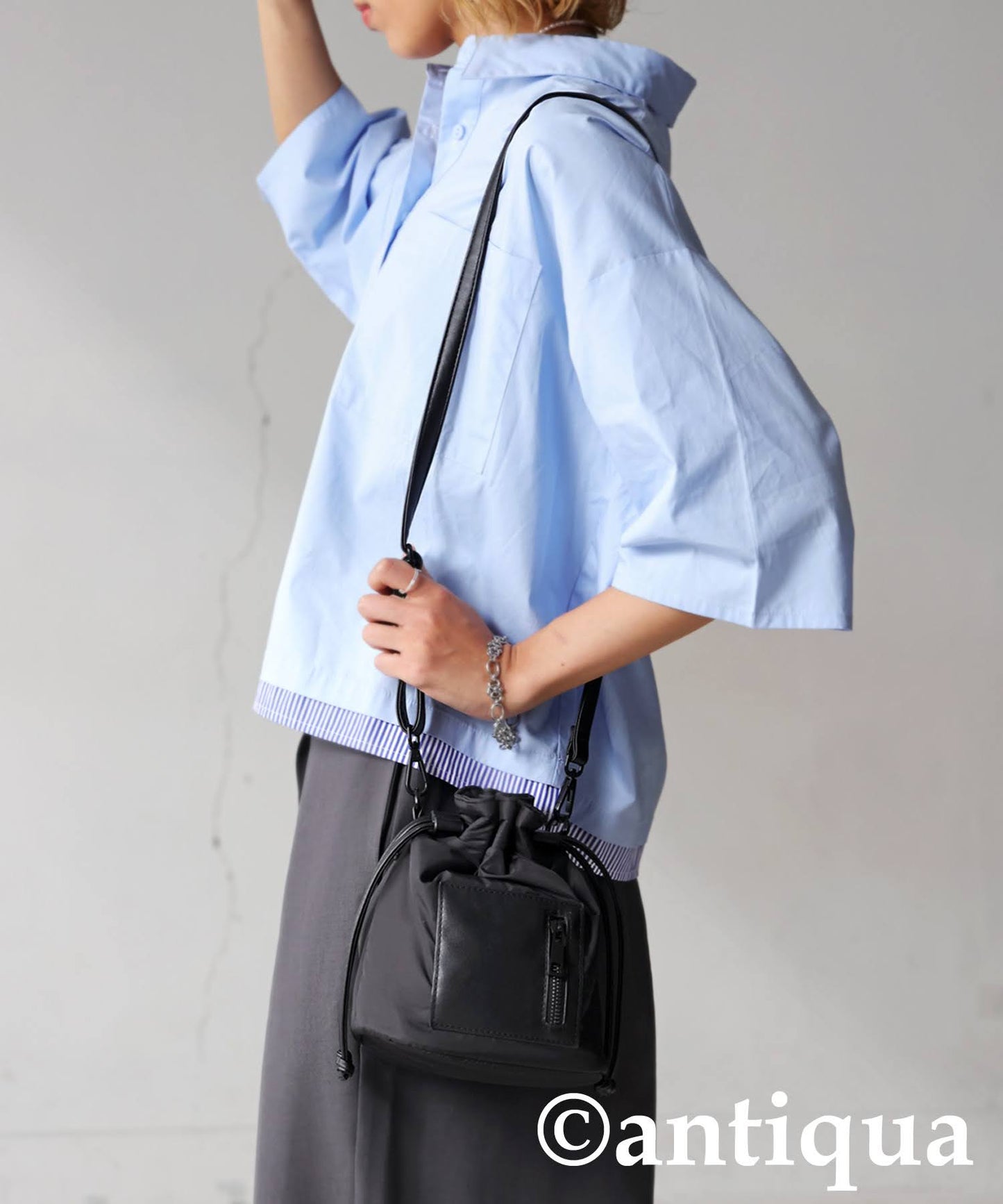 Ladies Drawstring Shoulder Bag