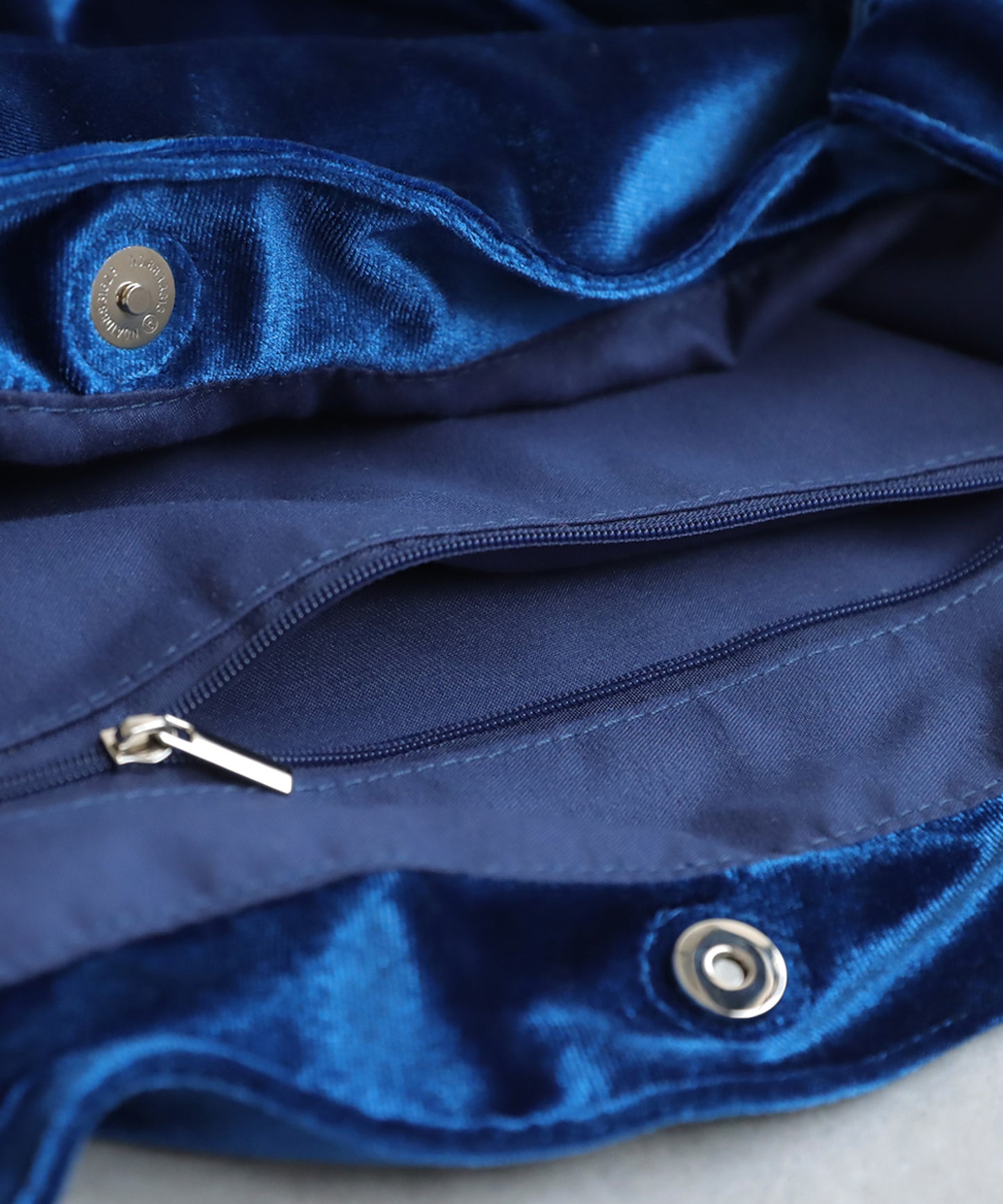 Frill Design Velor Bag Ladies