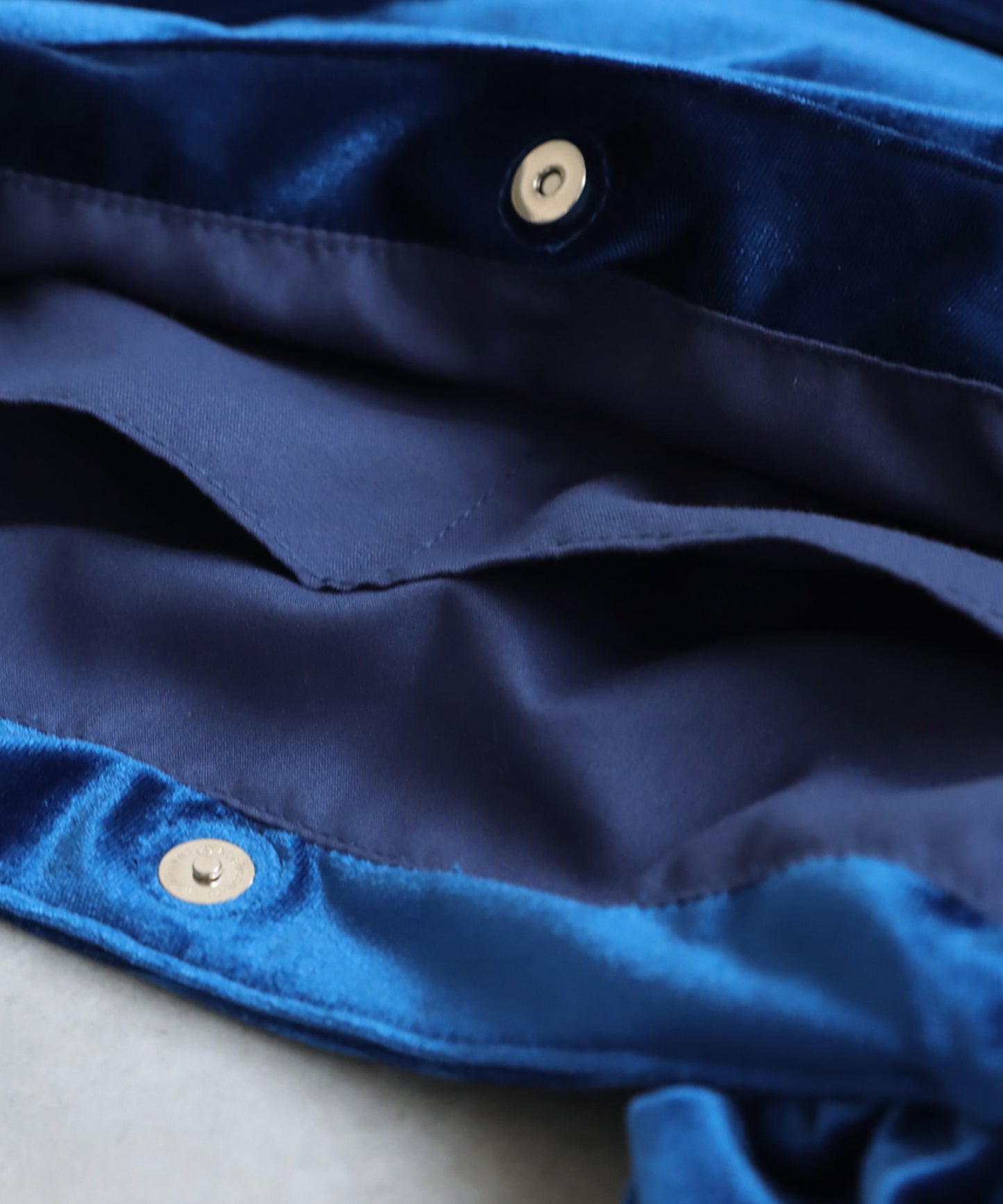 Frill Design Velor Bag Ladies