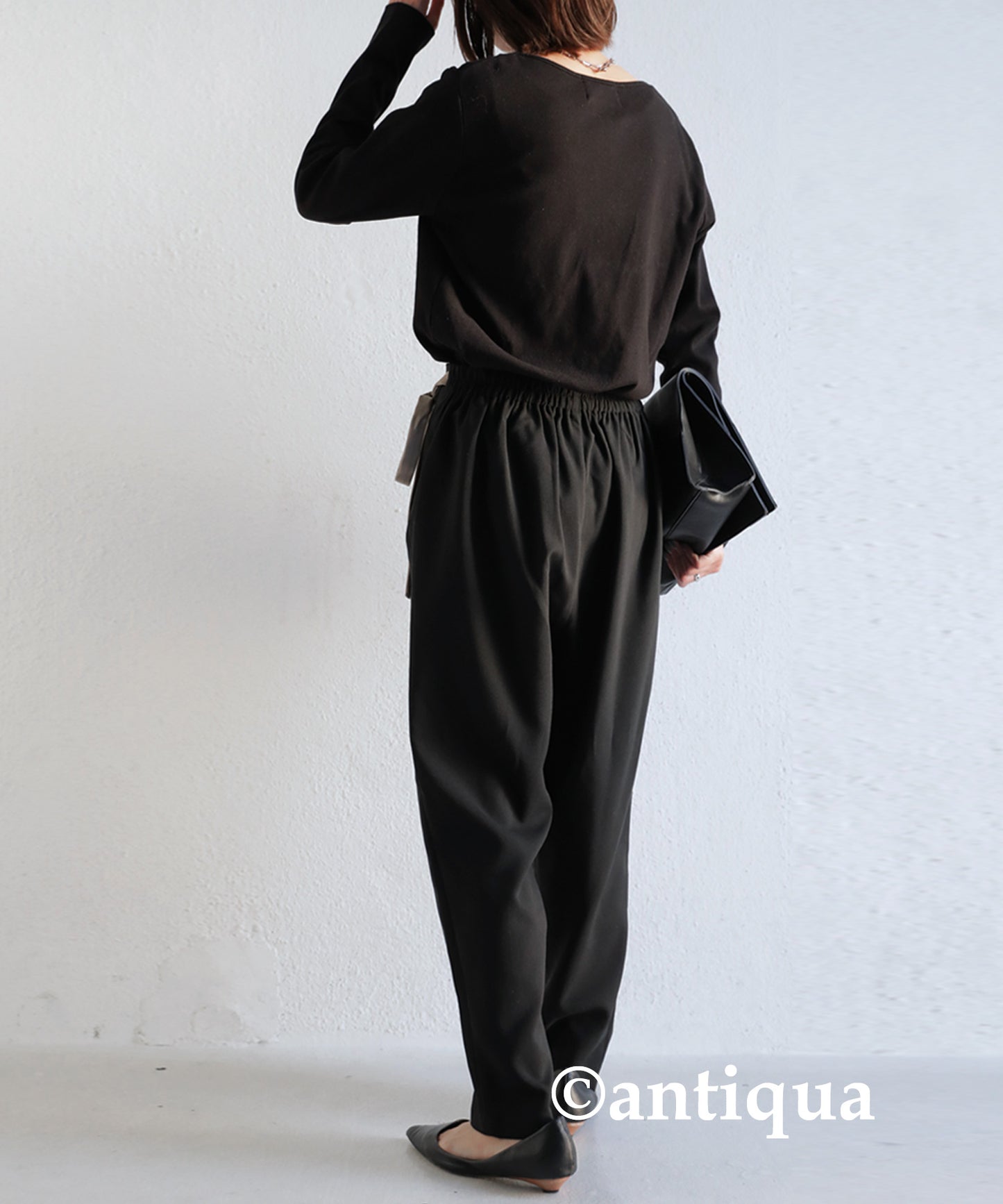 Side Ribbon Tapered Ladies Pants