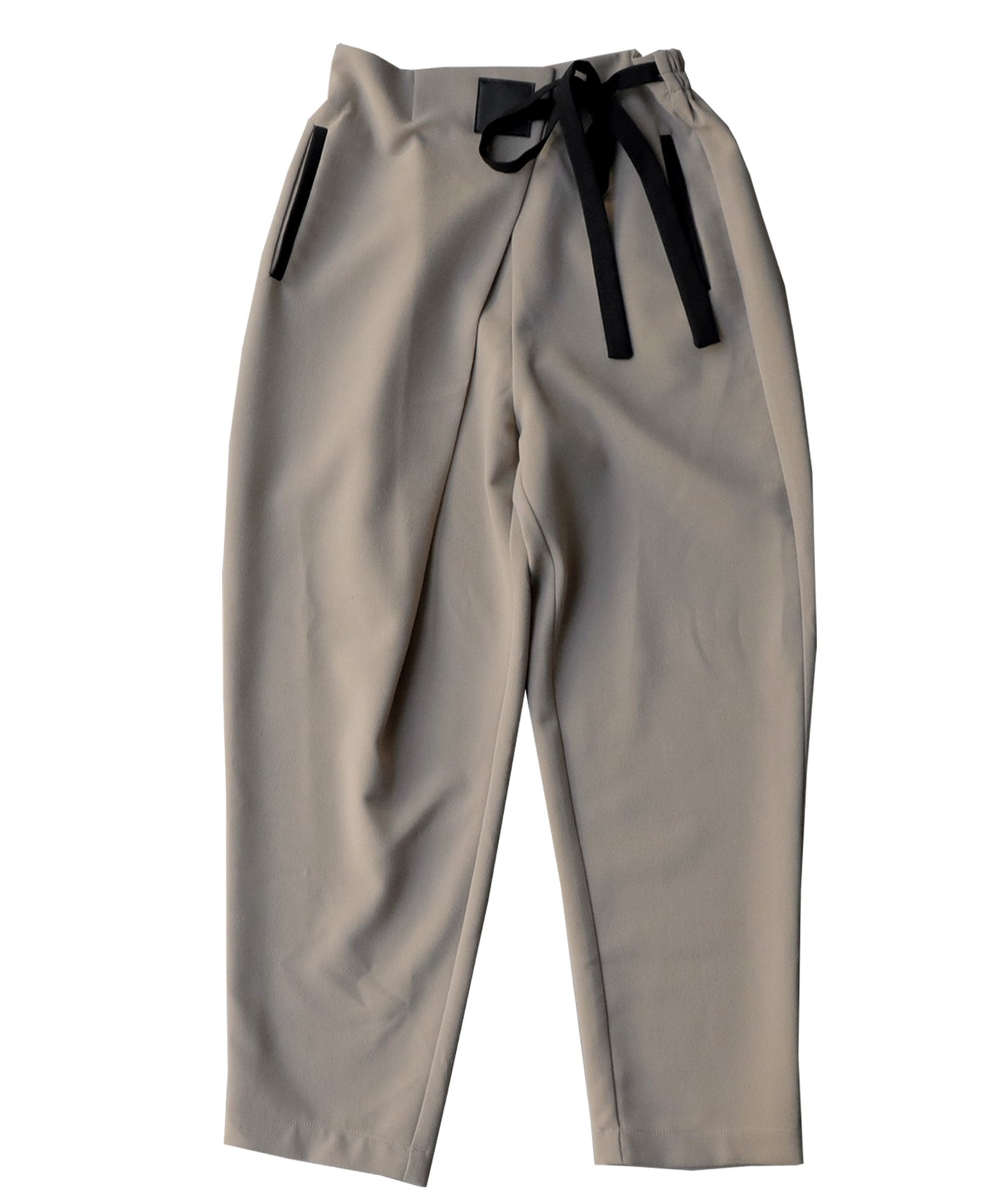 Side Ribbon Tapered Ladies Pants