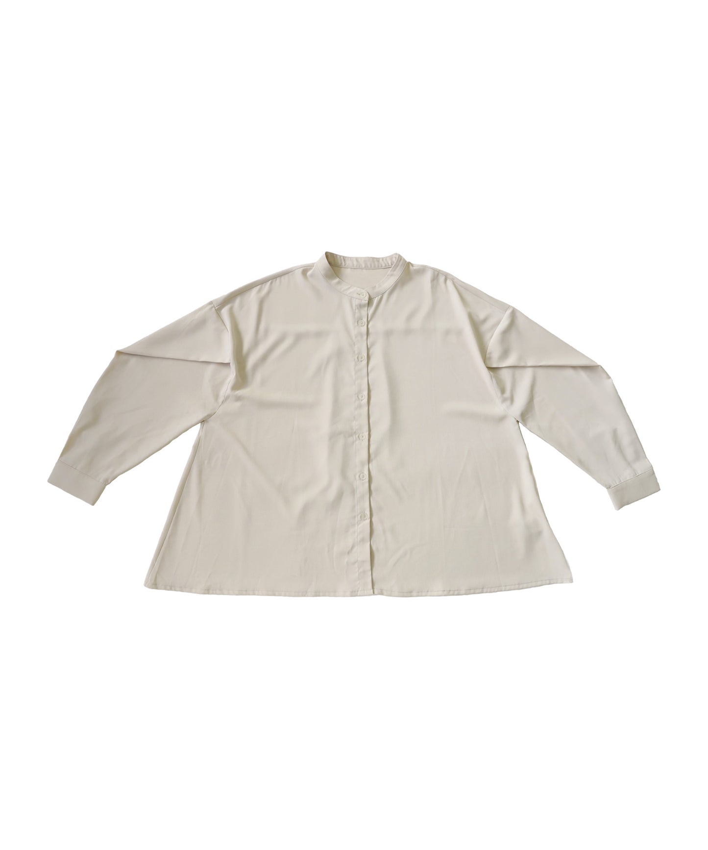 A -line Ladie shirt Long-sleeve plain