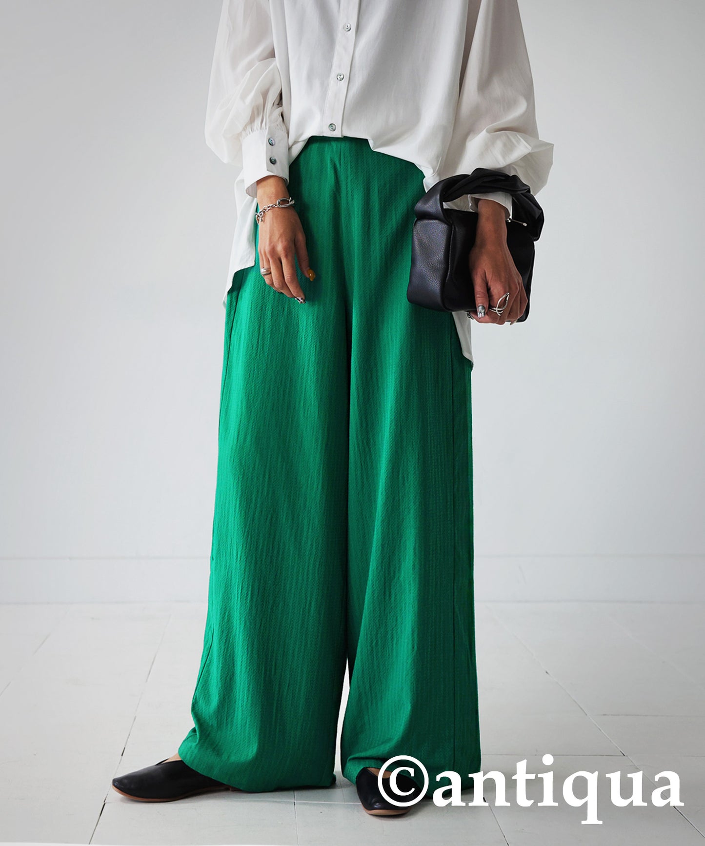 Striped Wide Pants Ladies