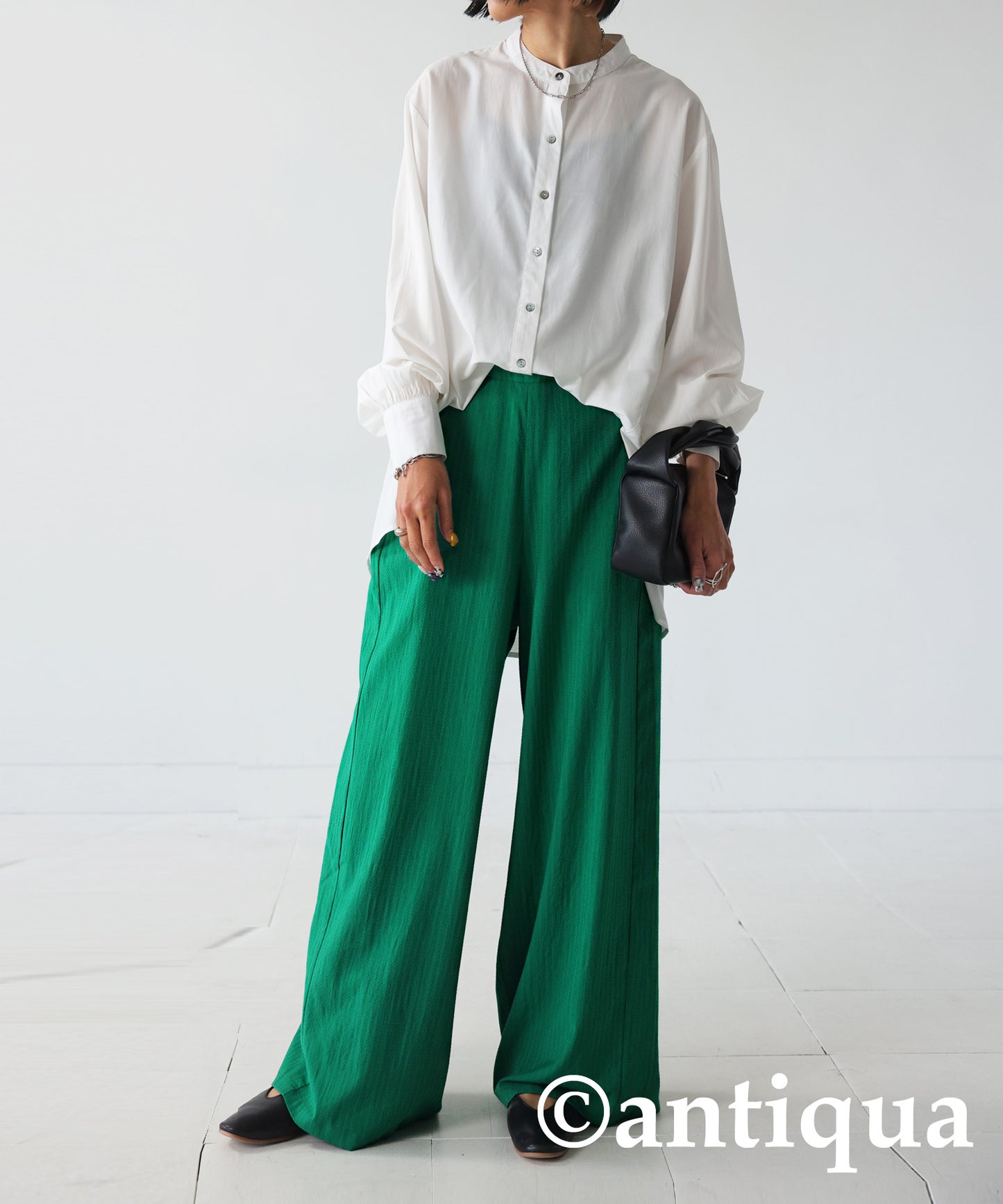 Striped Wide Pants Ladies