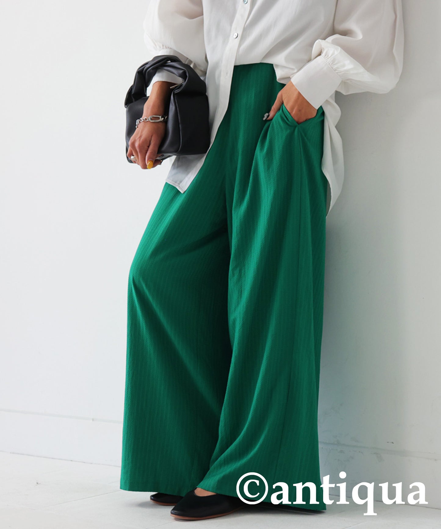 Striped Wide Pants Ladies