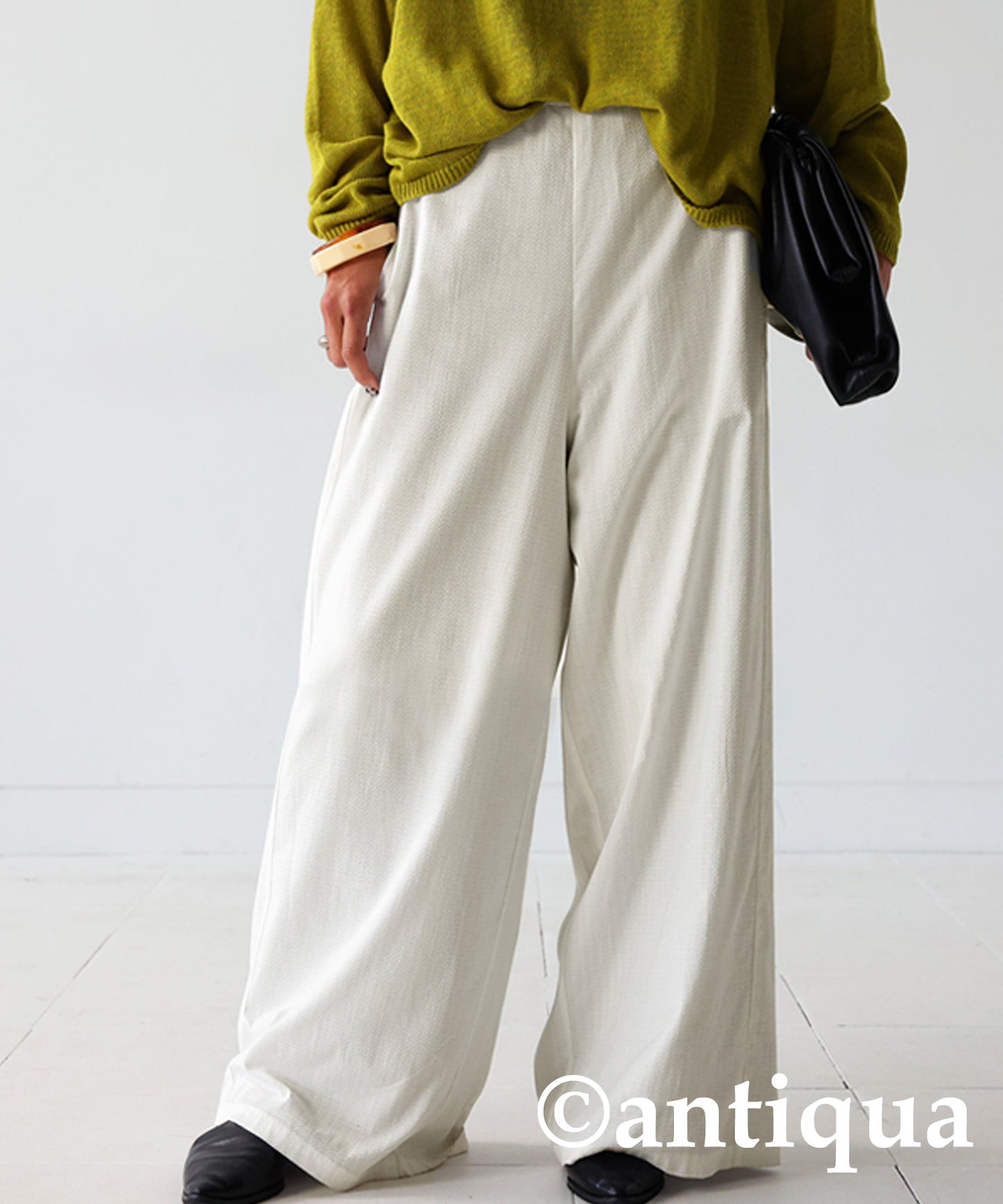 Striped Wide Pants Ladies