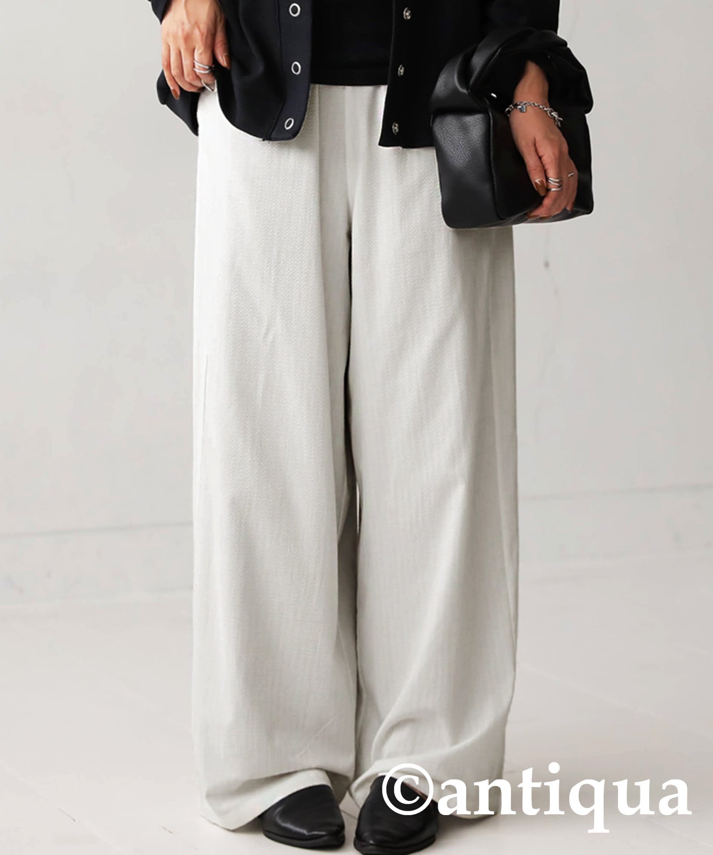 Striped Wide Pants Ladies