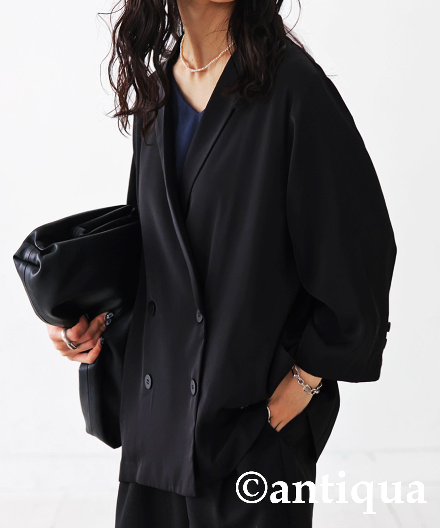 Middle Length Ladies Double Jacket