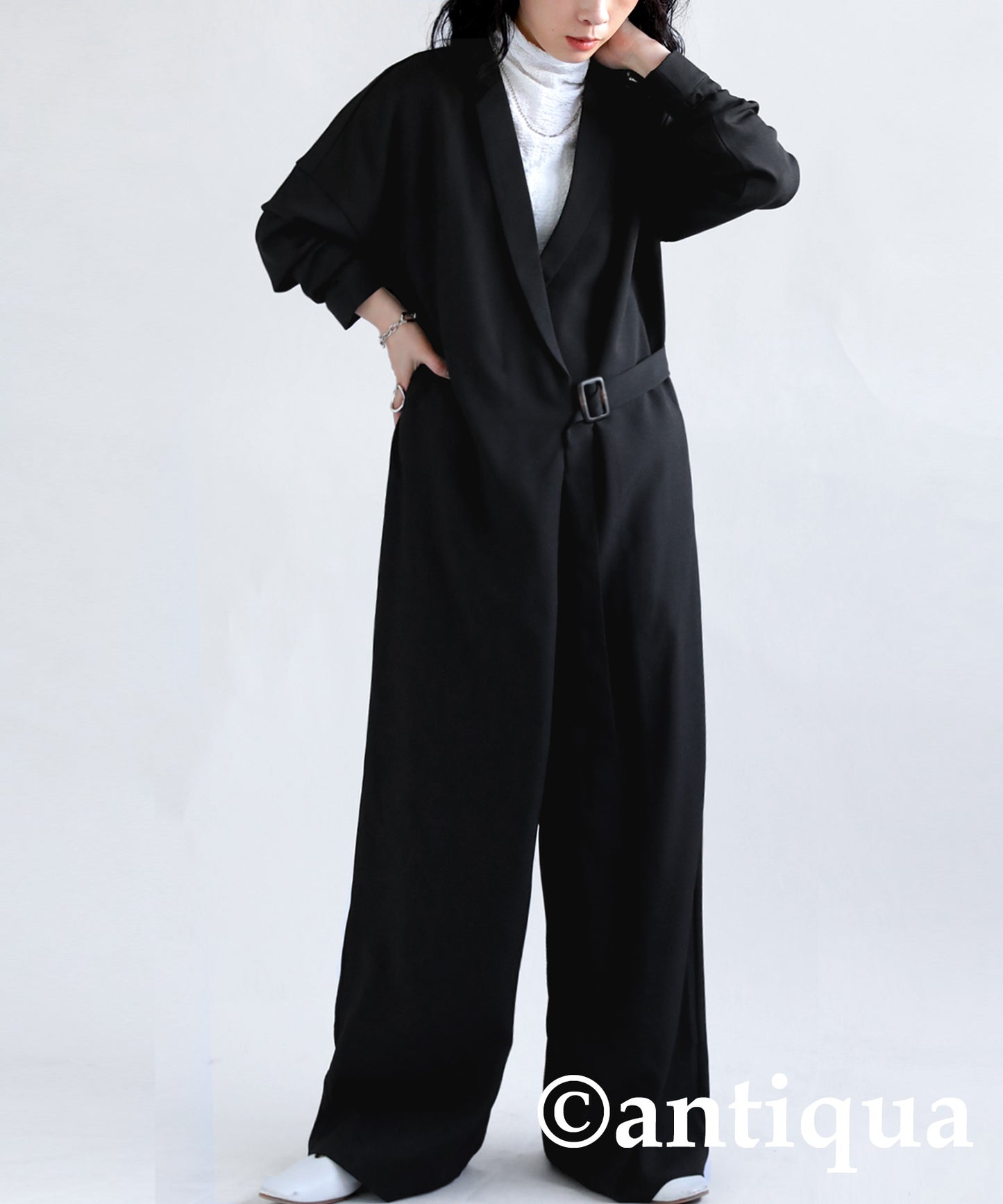 Ladies Tidy Jumpsuit Long-Sleeved