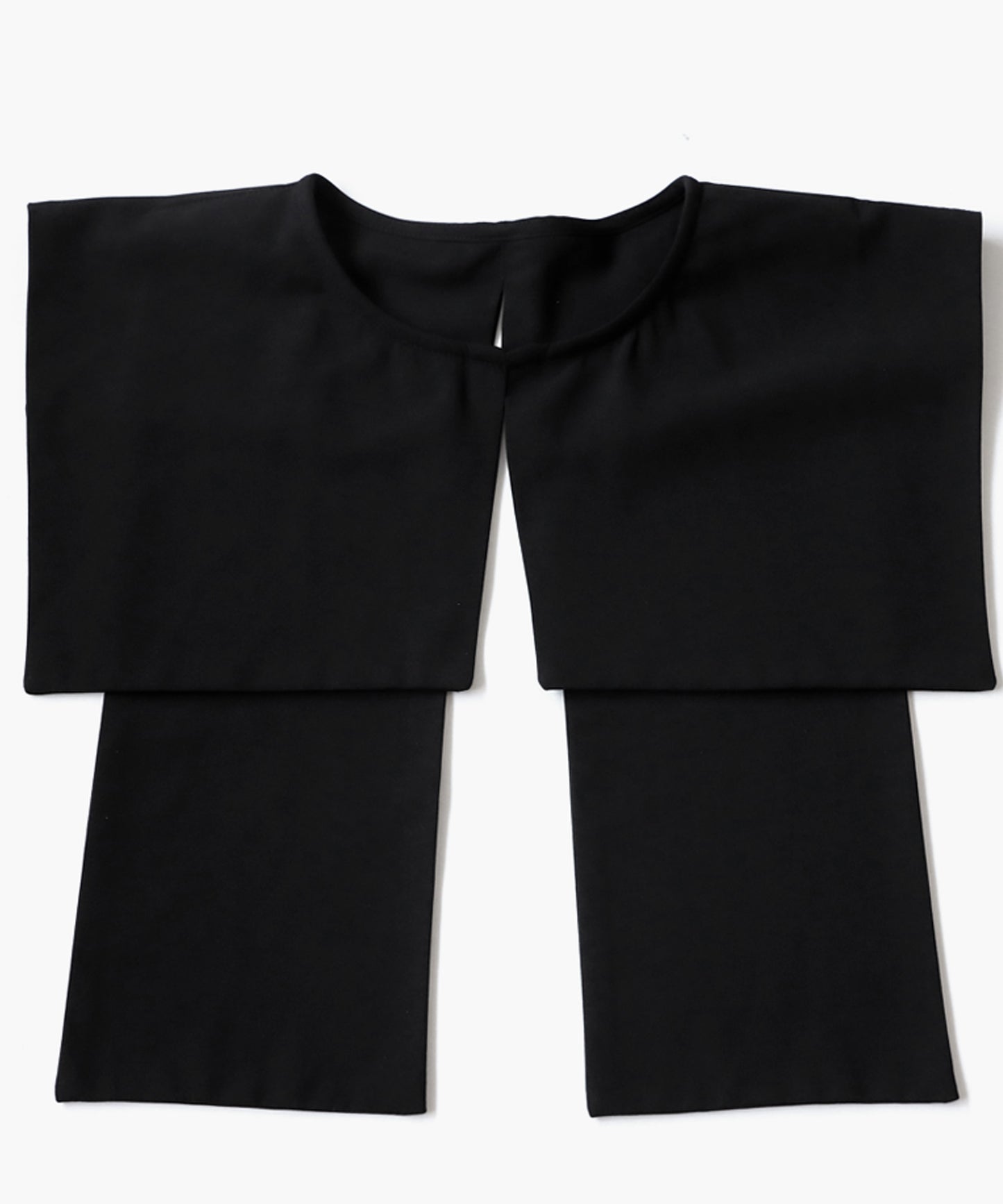Ladies Jumpsuit plain 2way detachable collar