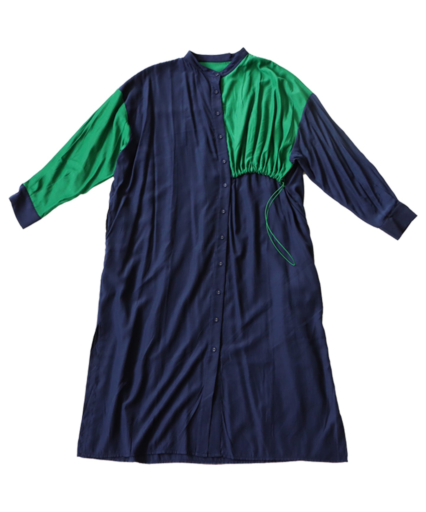 Drawstring Design Shirt Dress Ladies