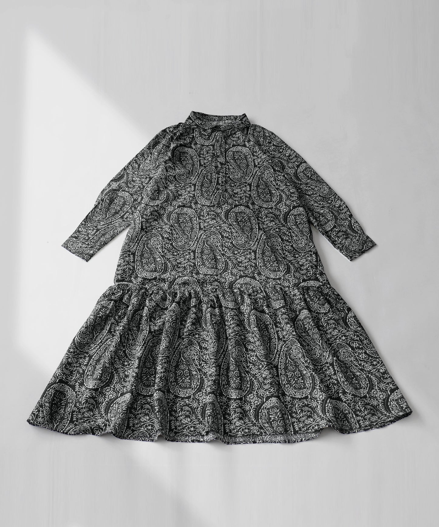 Paisley pattern gather dress Ladies