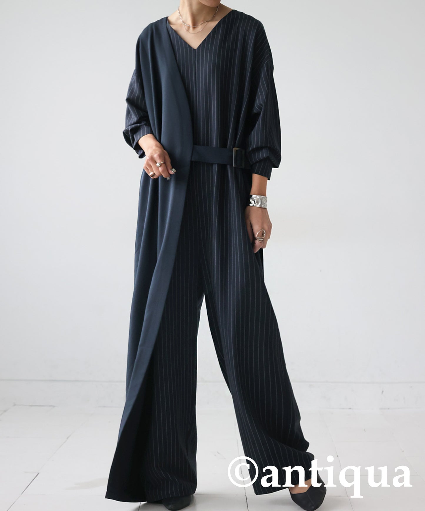 Stripe Jumpsuit Ladies