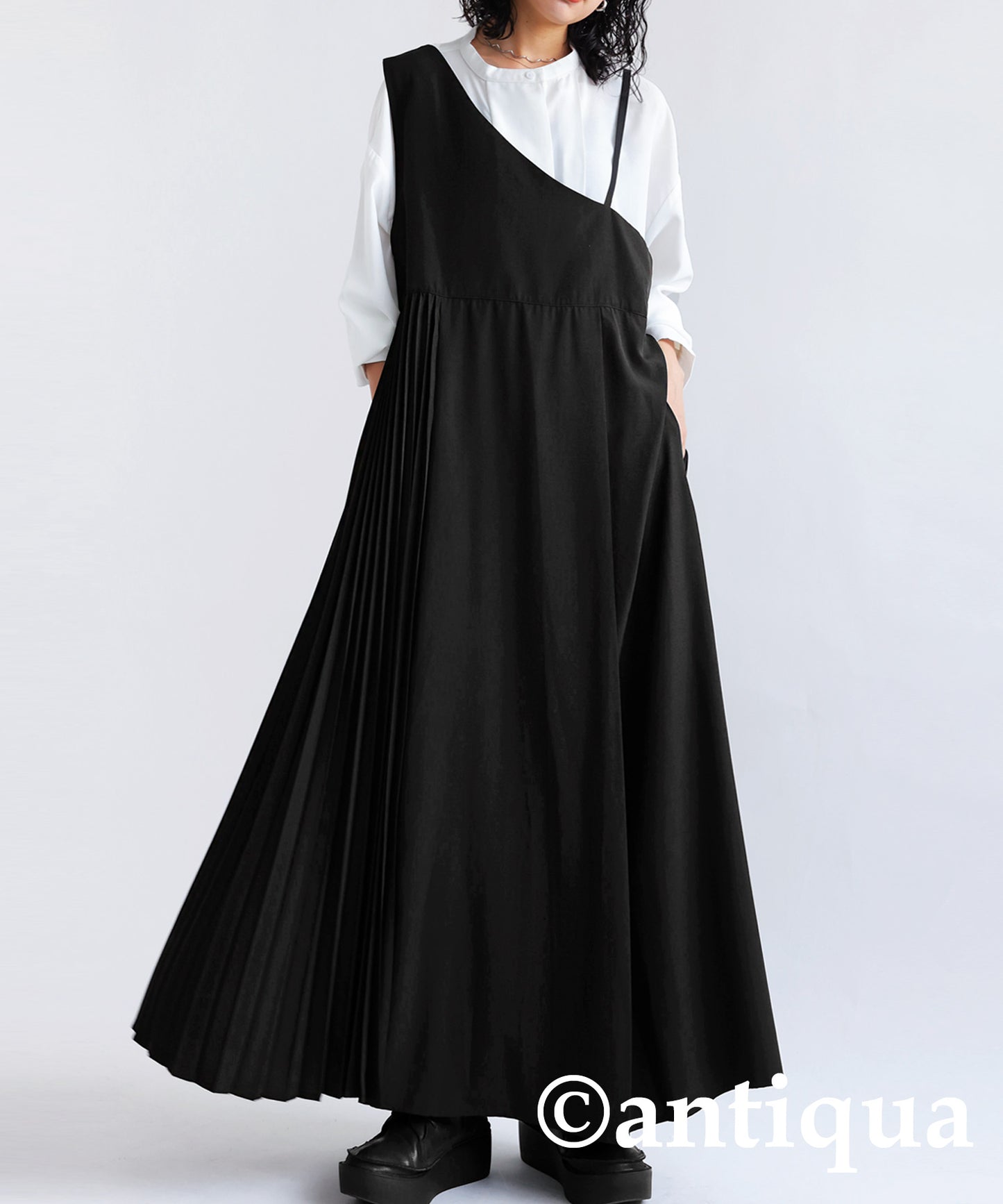 Asymmetry Salopette Dress Ladies