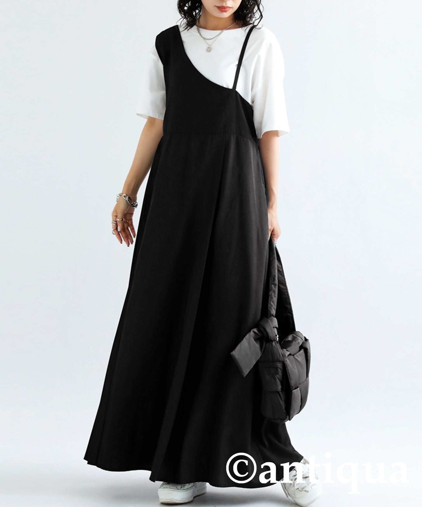 Asymmetry Salopette Dress Ladies