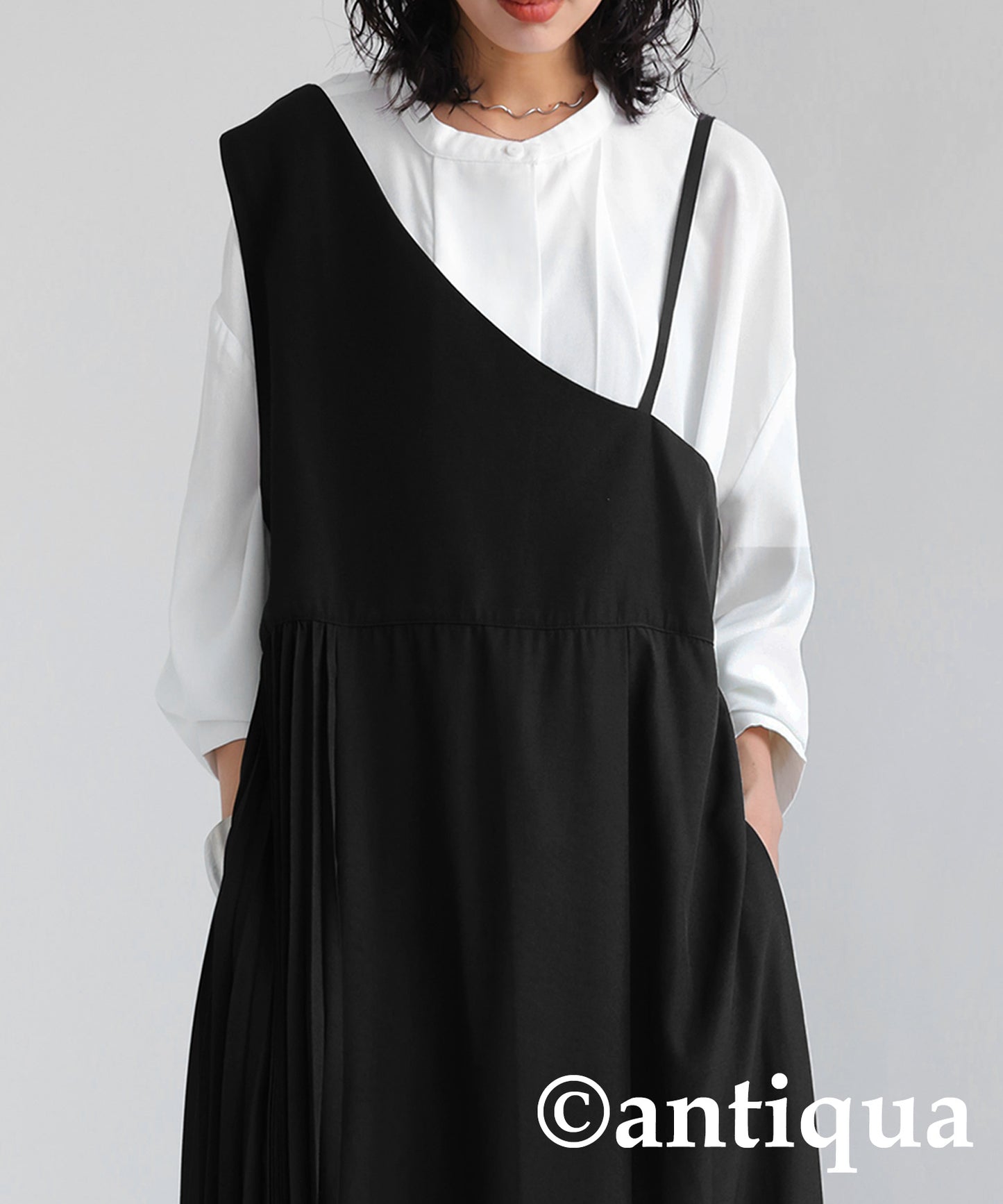 Asymmetry Salopette Dress Ladies