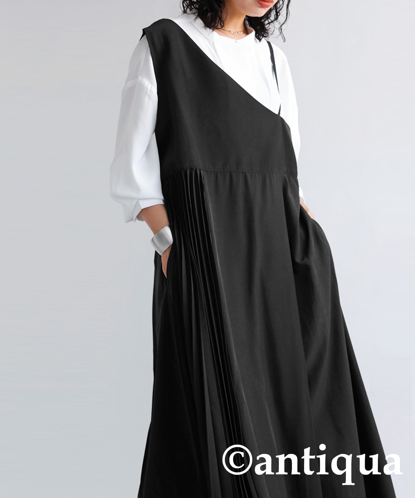 Asymmetry Salopette Dress Ladies