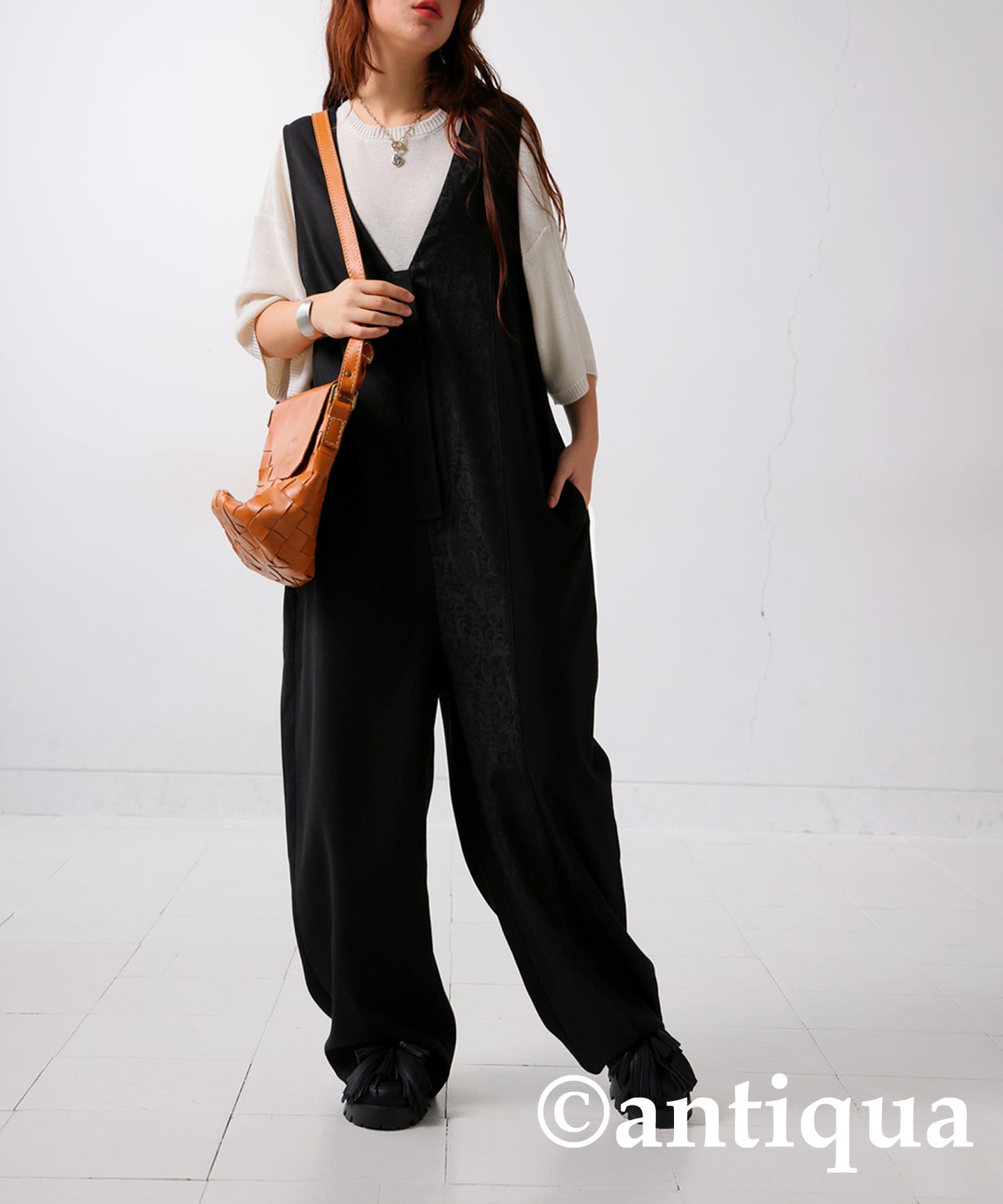 Jacquard fabric Overalls Ladies