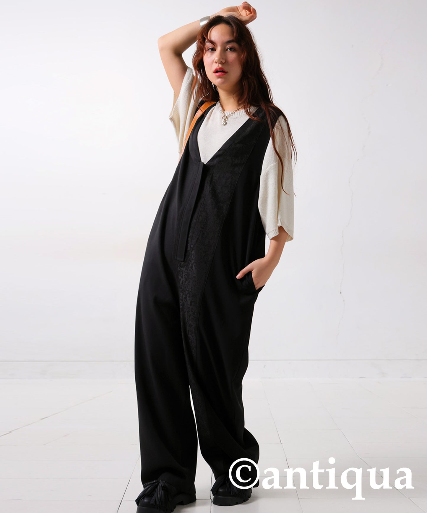 Jacquard fabric Overalls Ladies