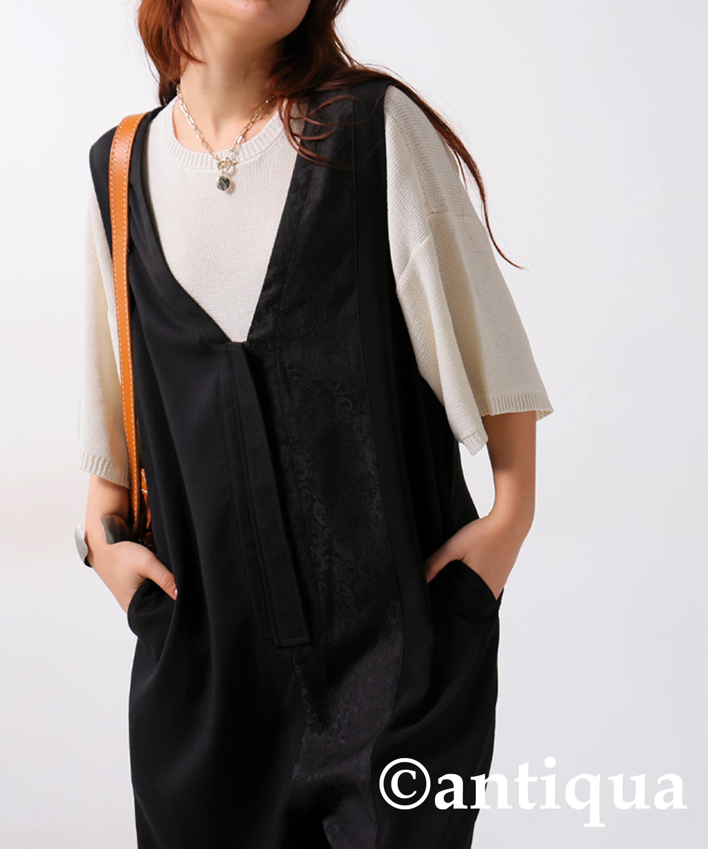 Jacquard fabric Overalls Ladies