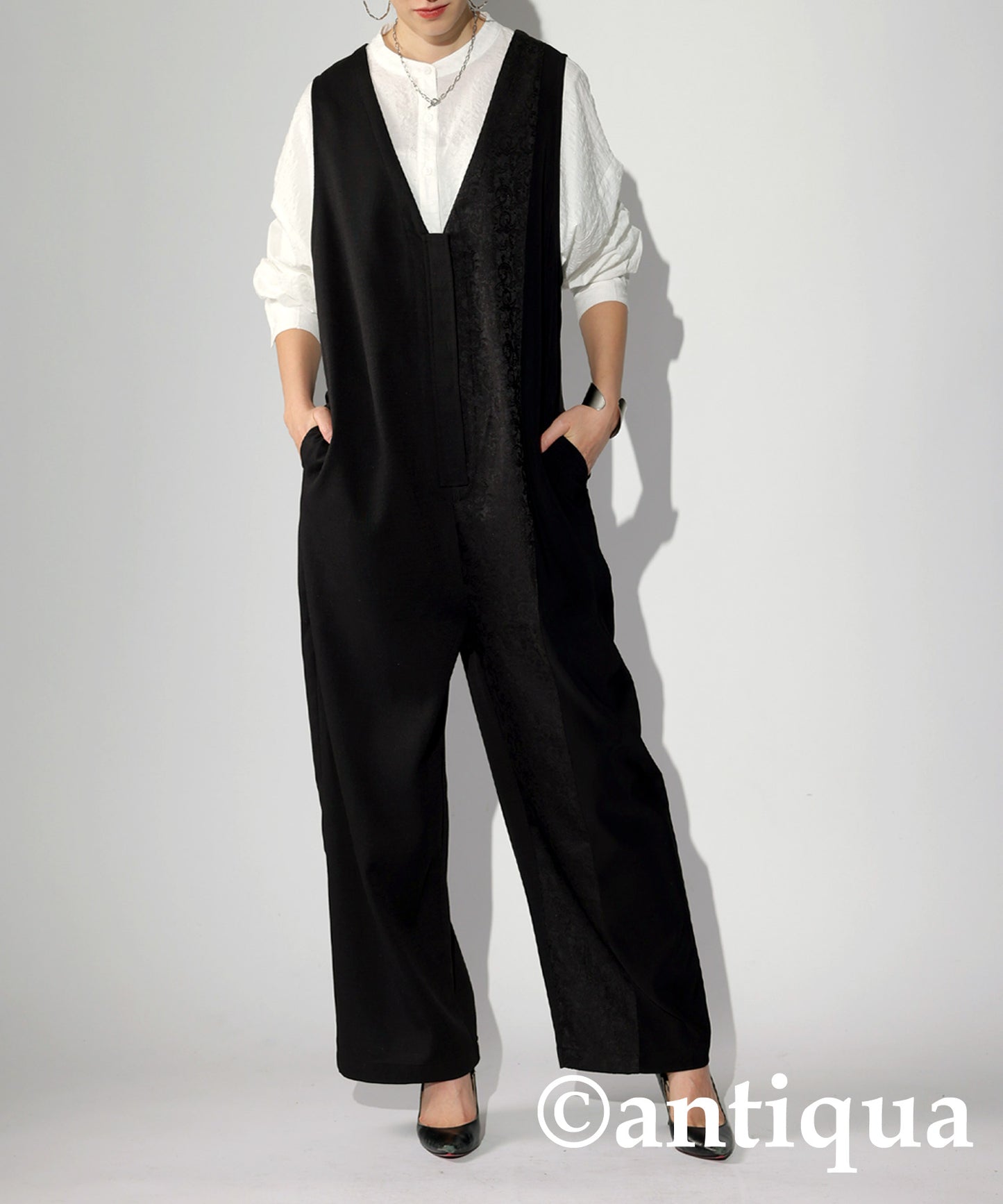 Jacquard fabric Overalls Ladies