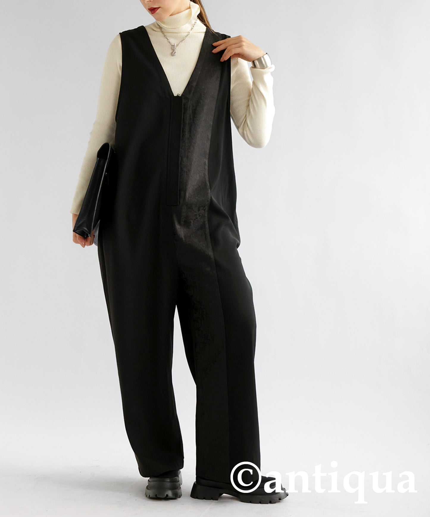 Jacquard fabric Overalls Ladies