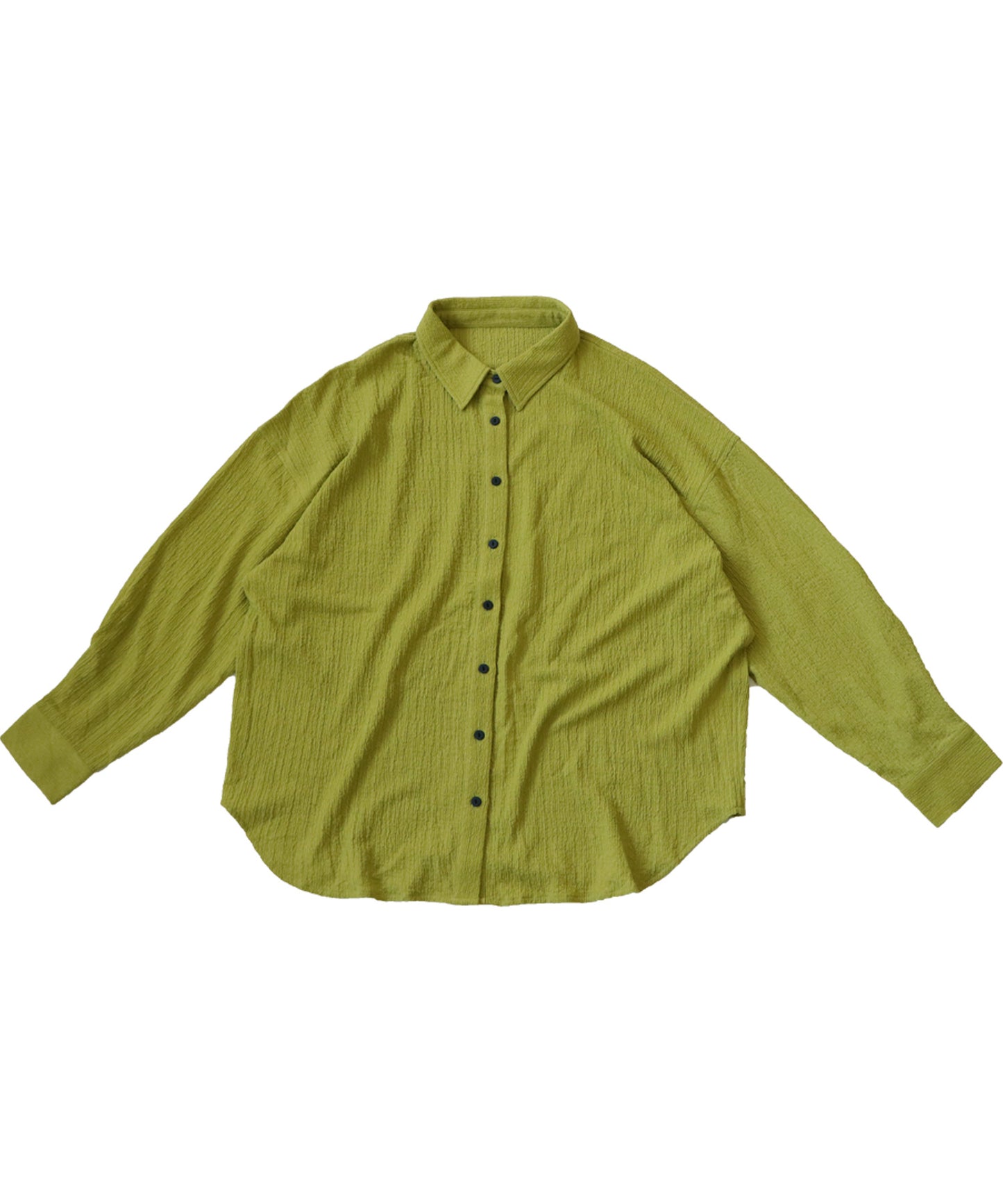 Wrinkle fabric shirt Ladies