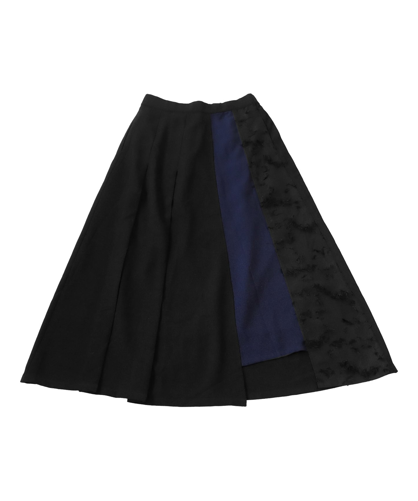 Different Material Switching Color Scheme Skirt Ladies