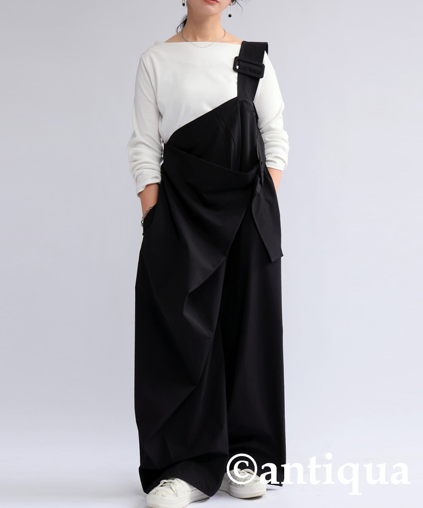 Asymmetry One Shoulder Salopette Ladies