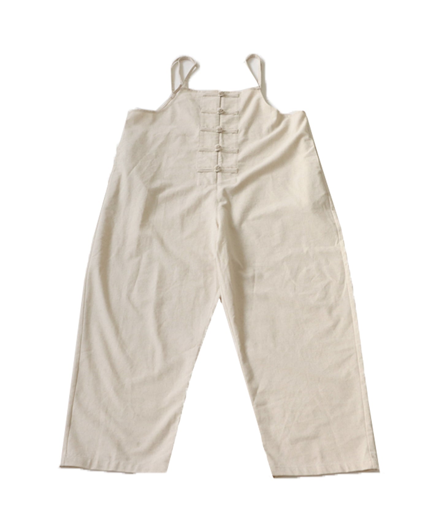 Linen blend salopette Ladies