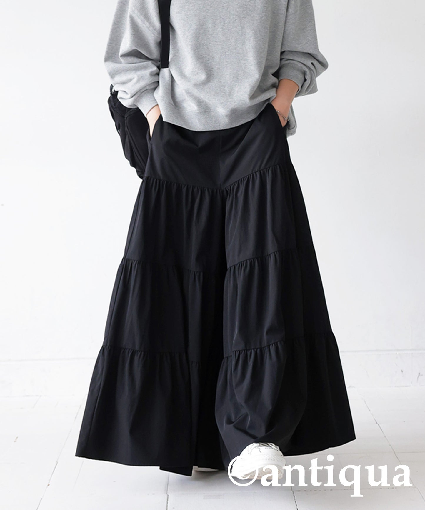 Gathered Wide Pants Ladies