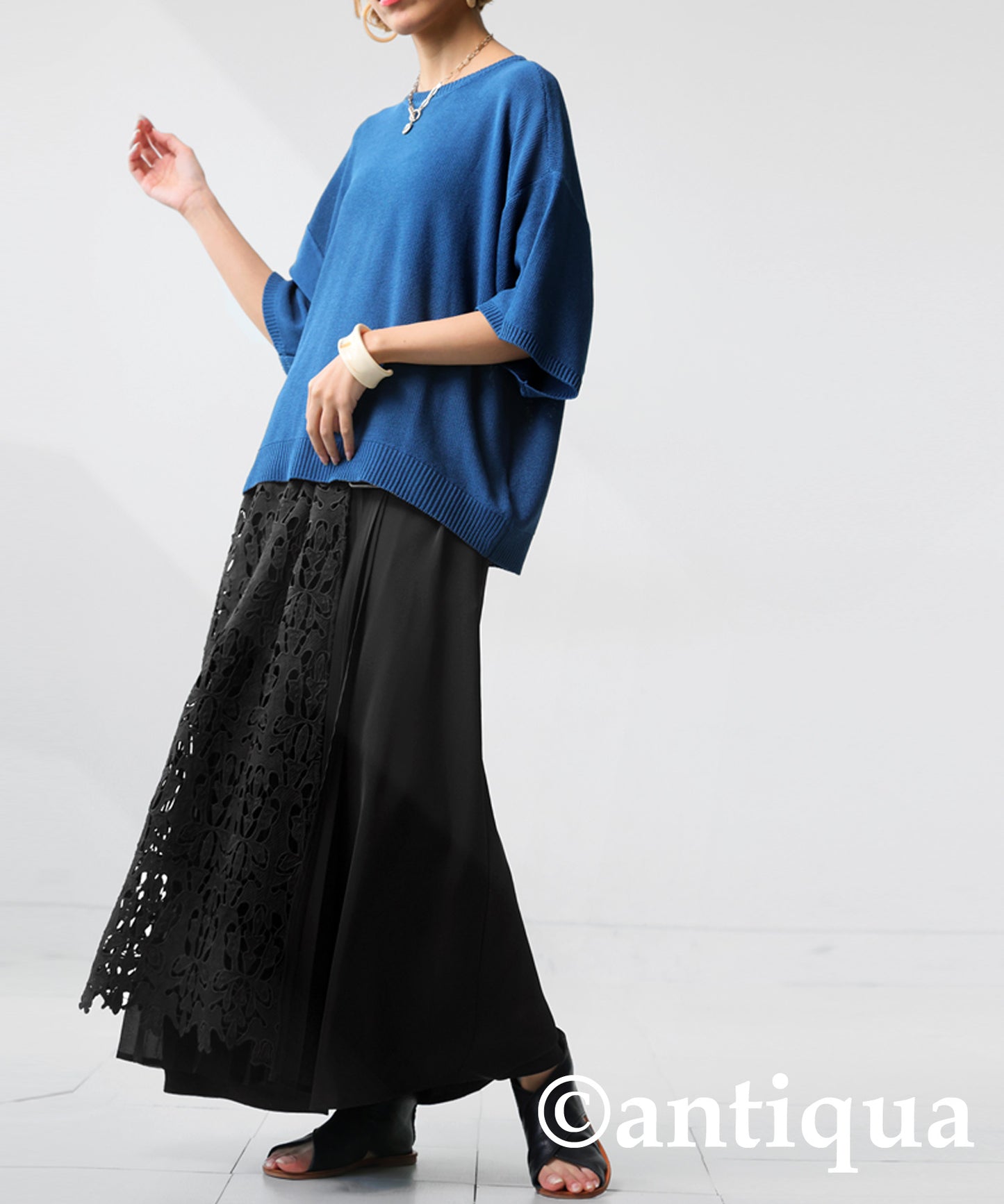 Lace Pleated Skirt Ladies