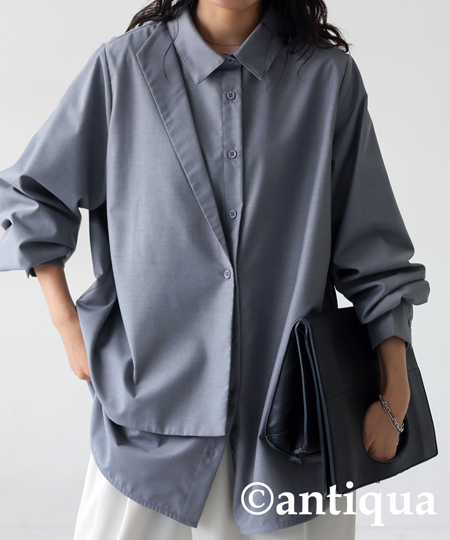 Layered -Style Shirt Ladies