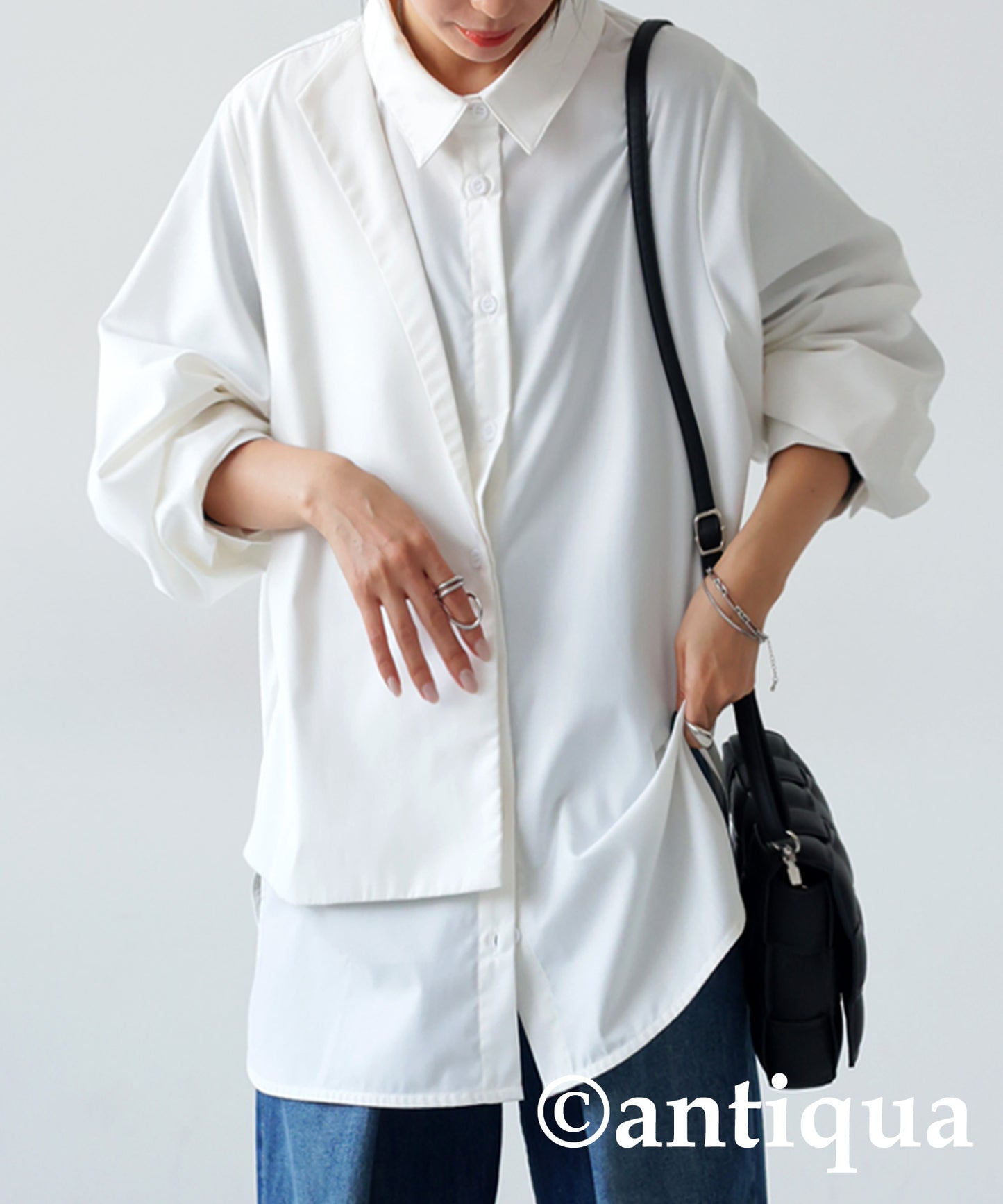 Layered -Style Shirt Ladies